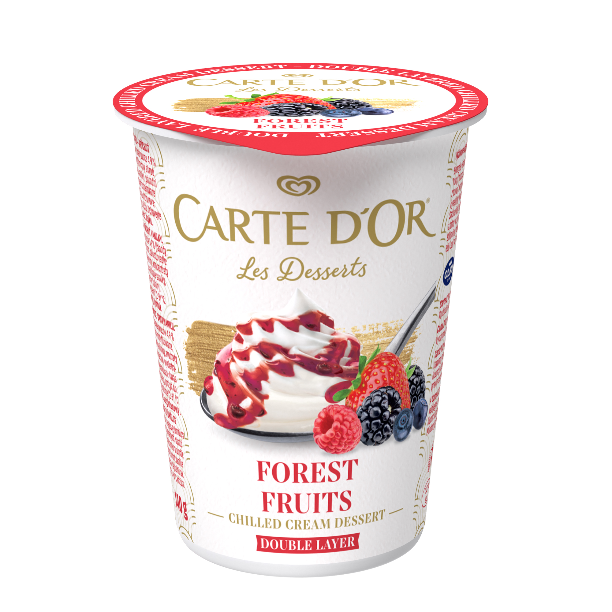 Deser Carte D'Or Smak Owoce Leśne 140G Olma