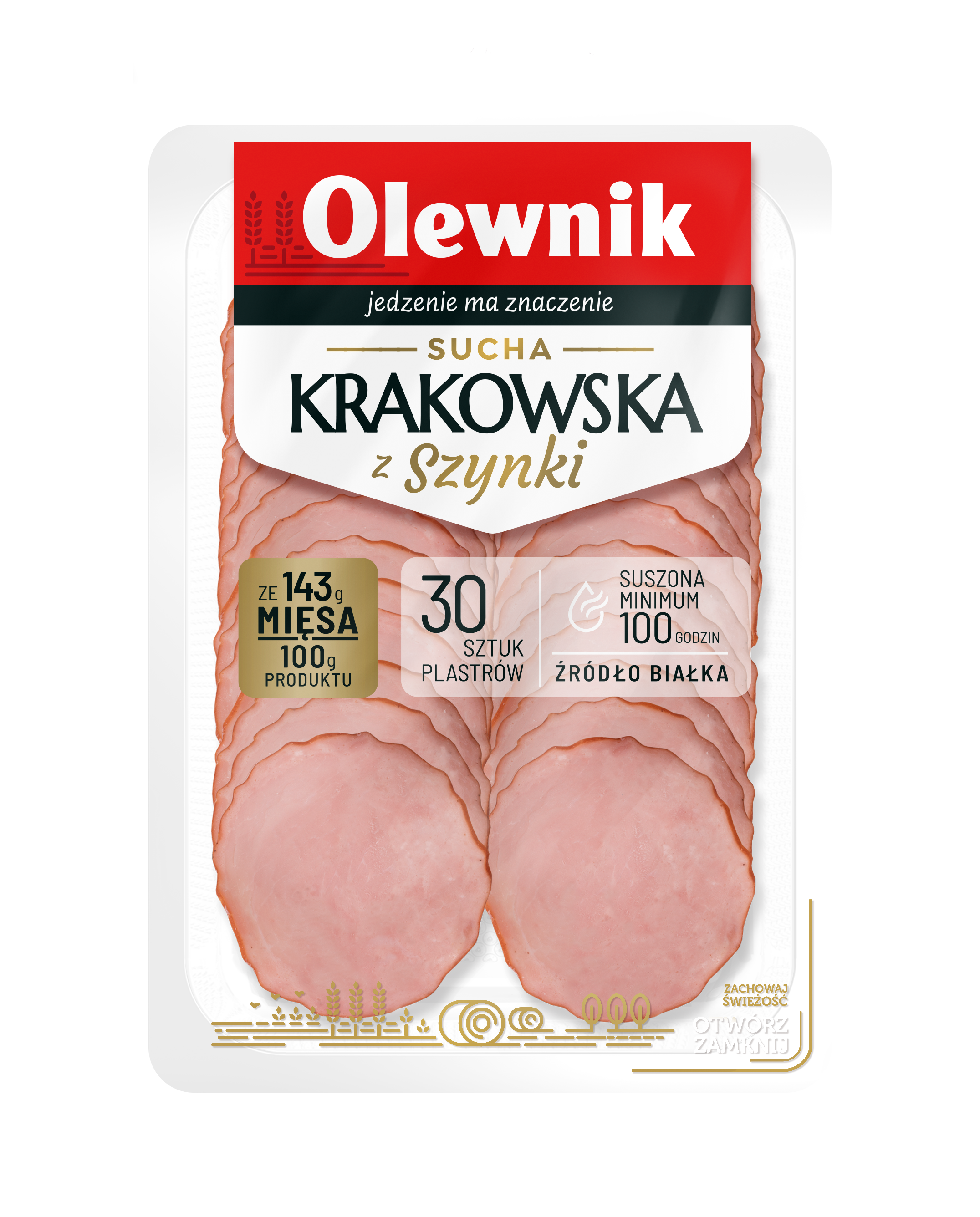 Sucha Krakowska Z Szynki 80G Olewnik
