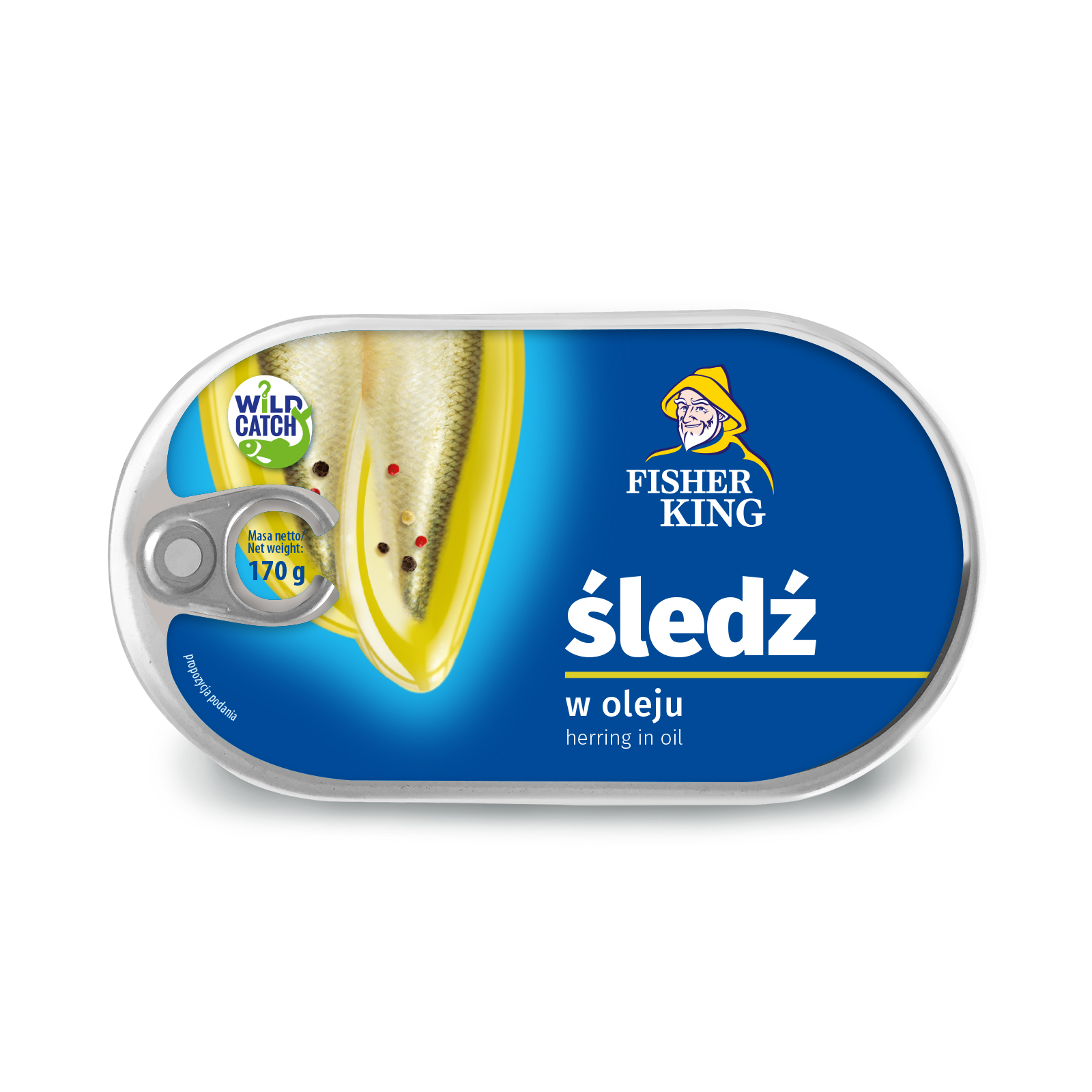 Śledź W Oleju 170G Fisherking