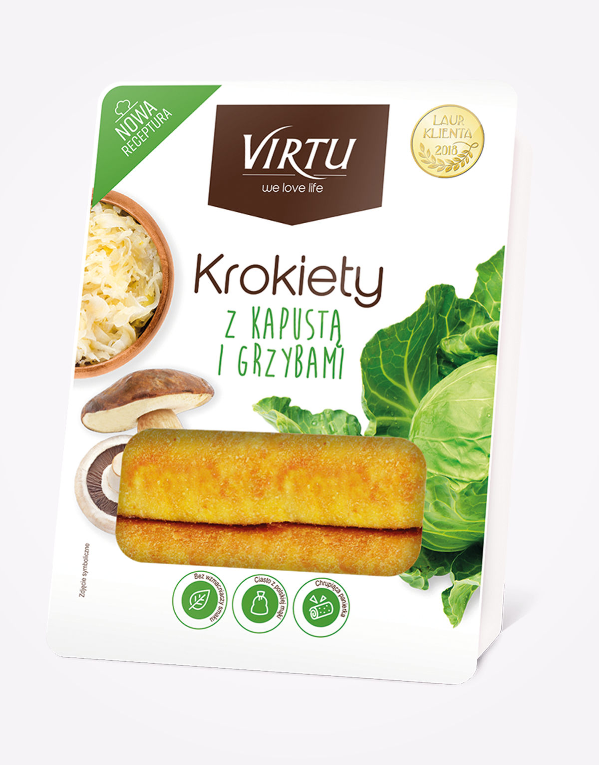 Krokiety Z Kapustą I Grzybami Virtu 400 G