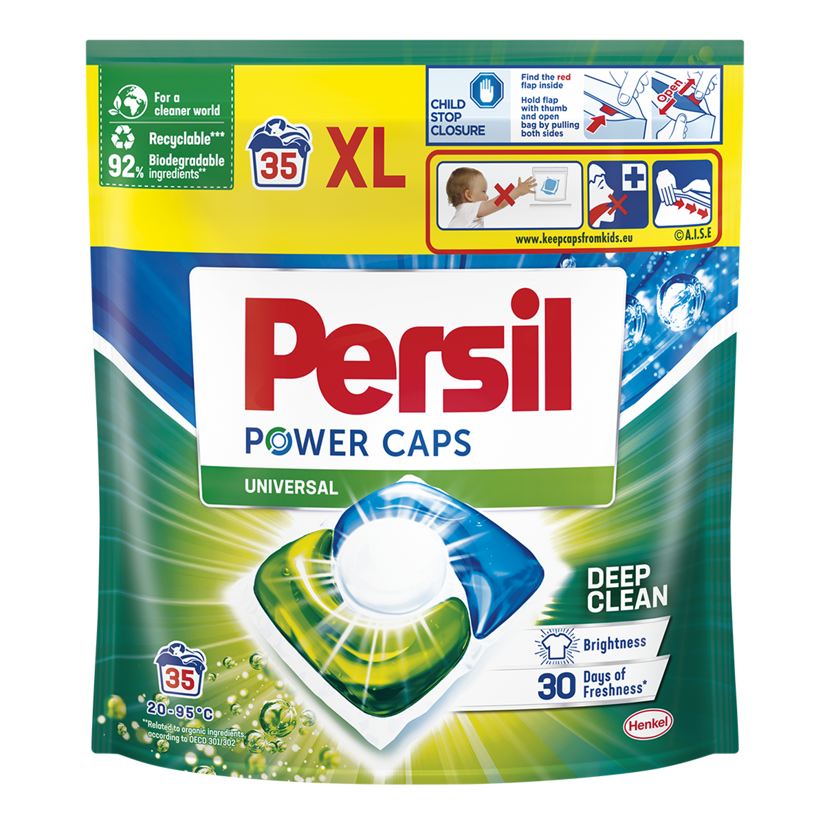 Persil Power Caps Universal 35 Prań 490 G