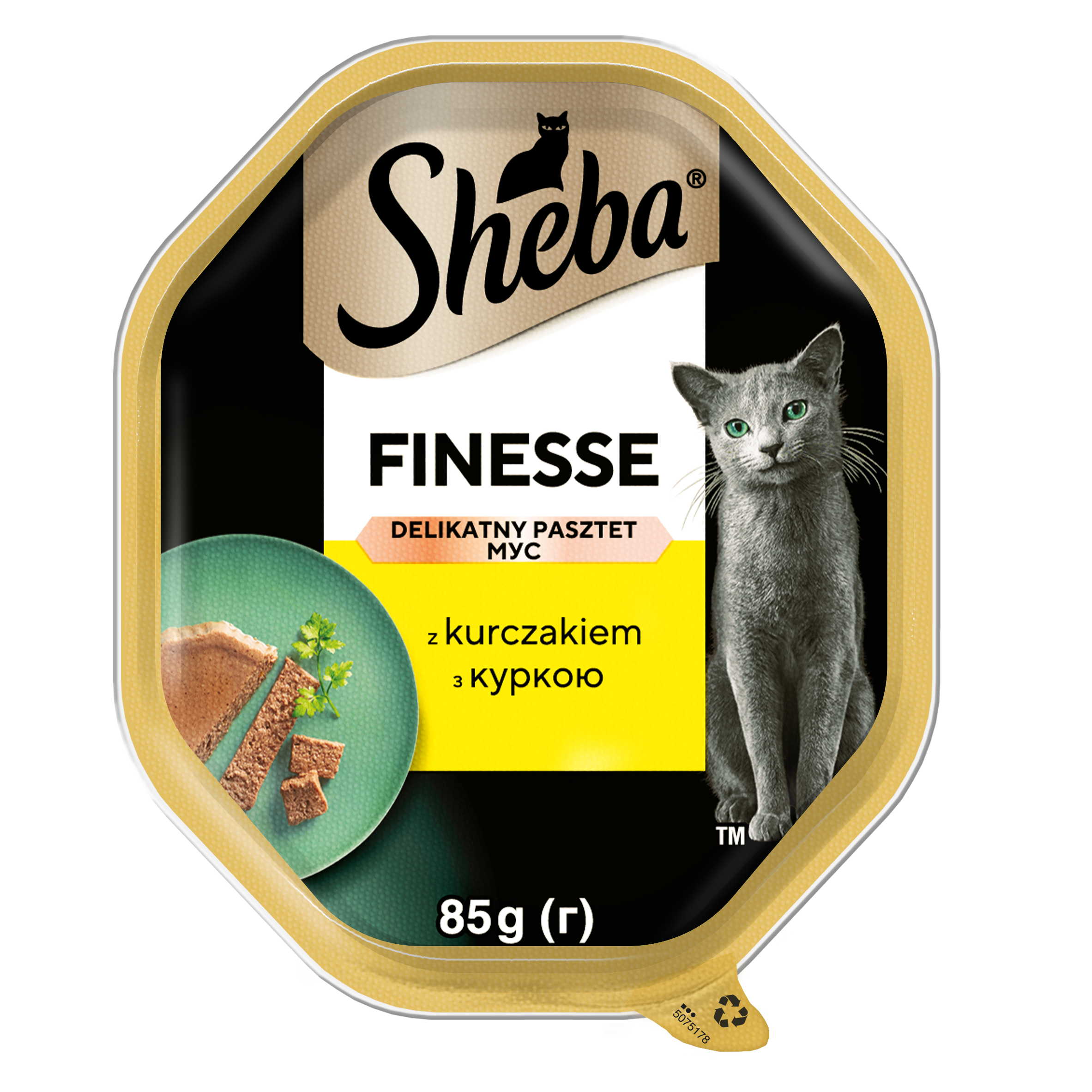 Sheba Finesse Delikatny Pasztet Z Kurczakiem 85G