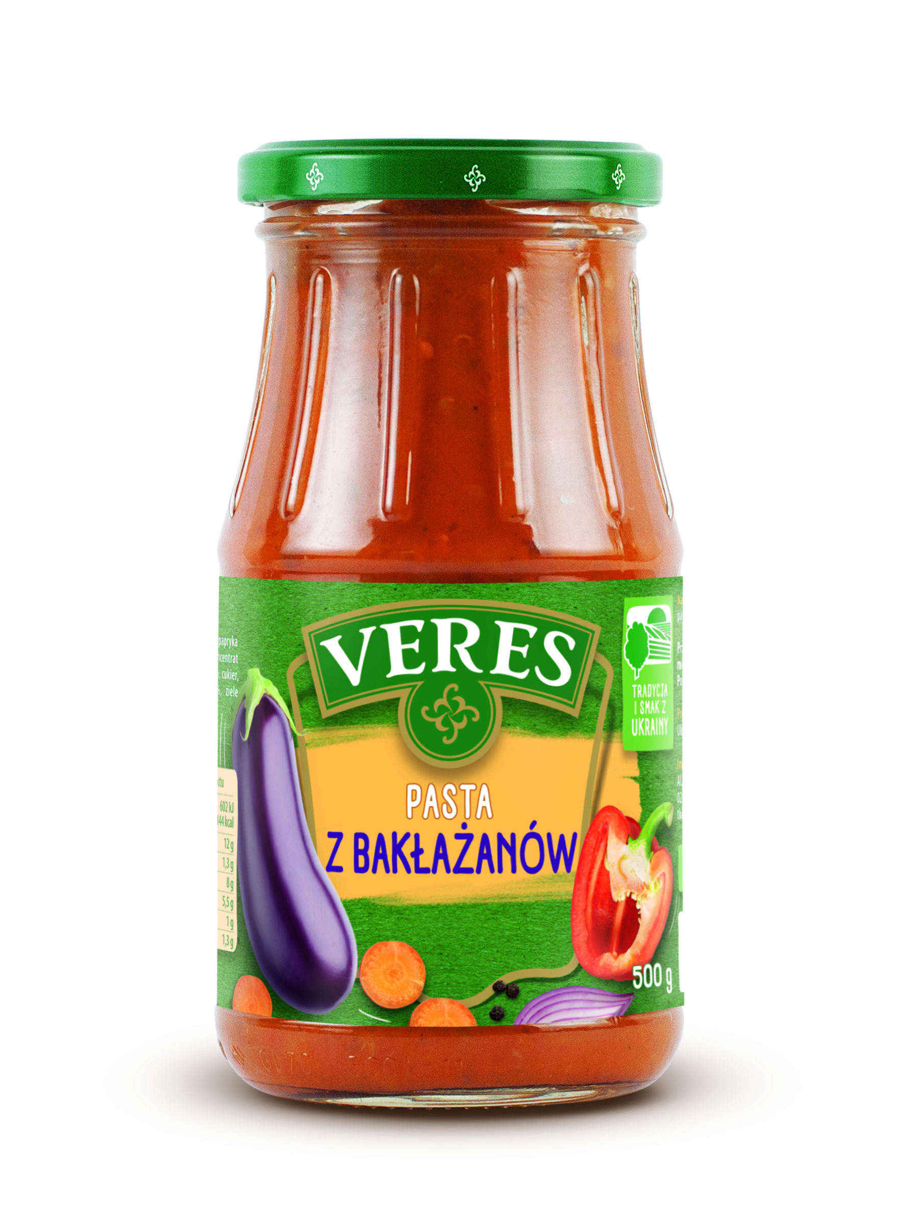 Pasta Z Bakłażanów Veres 500G.