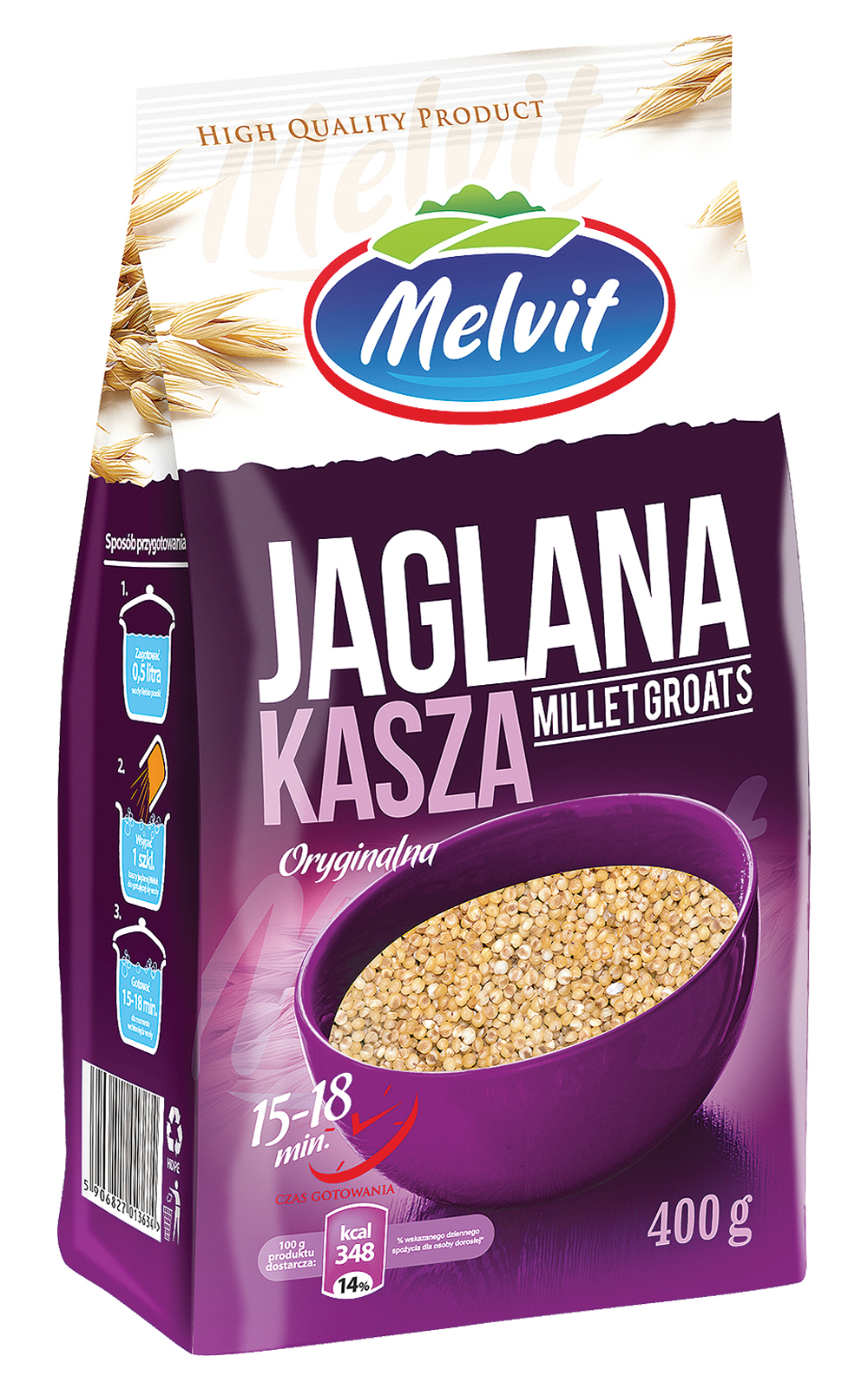 Melvit Kasza Jaglana 400G