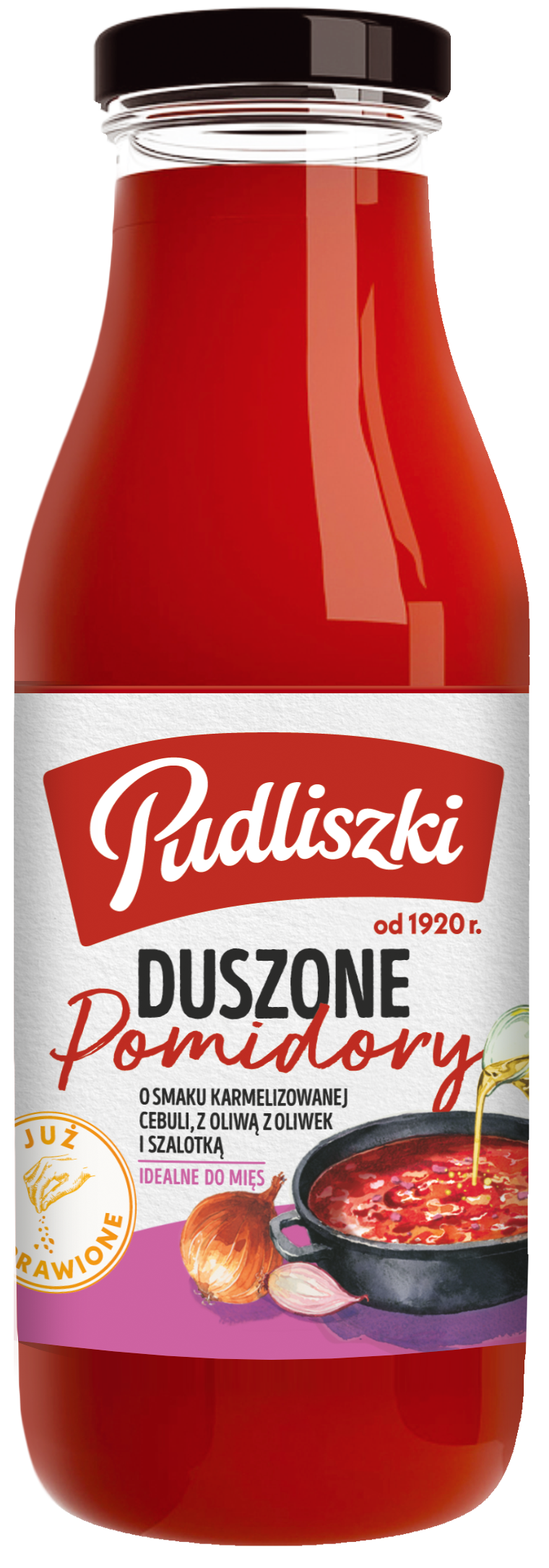 Duszone Pomidory - Karmelizowana Cebula I Szalotka 495G