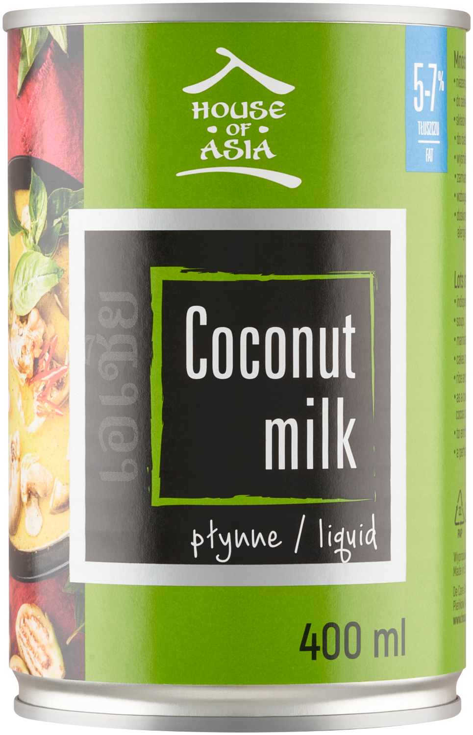 House Of Asia Mleczko Kokosowe 5-7% 400Ml