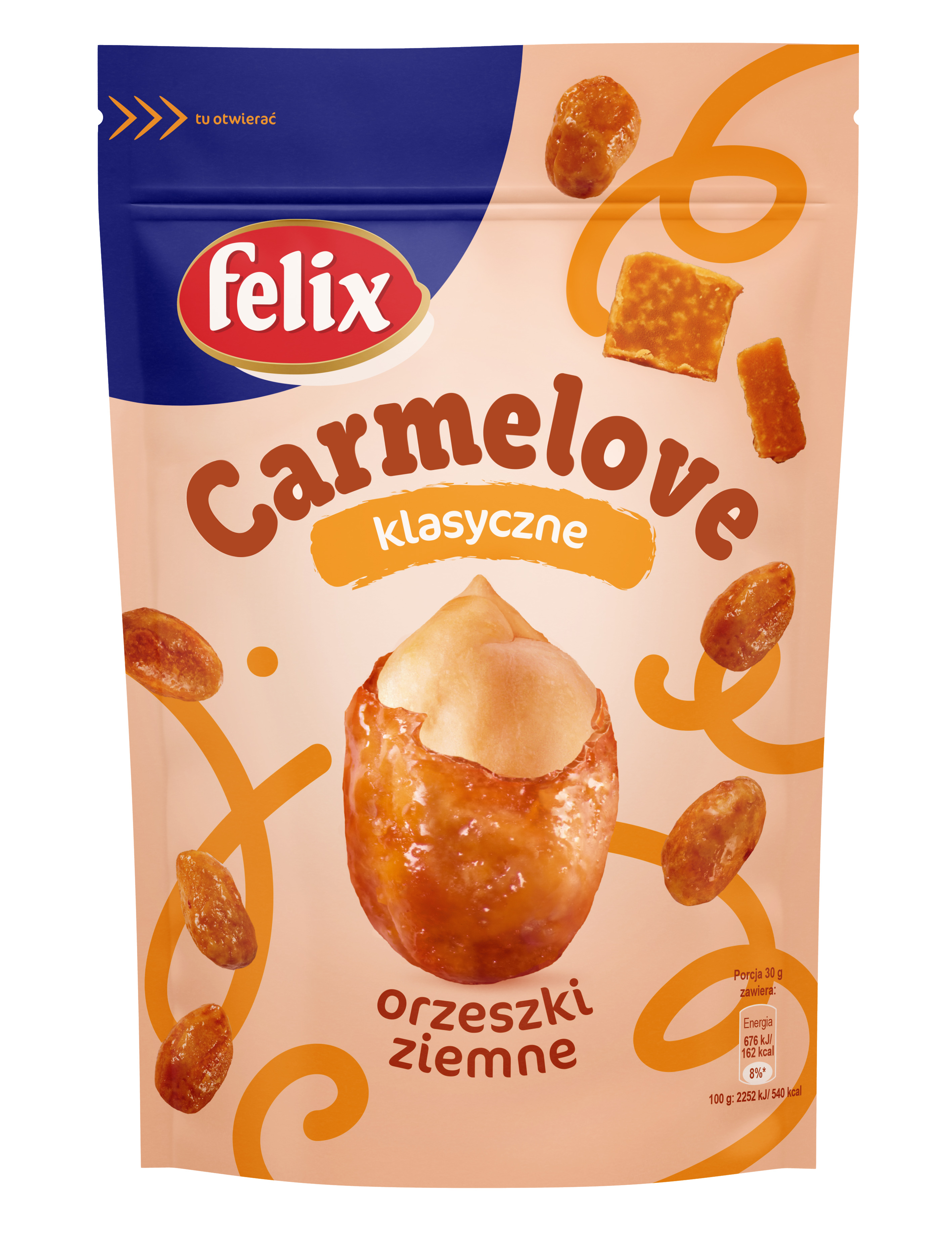 Felix Carmelove Orzeszki Ziemne Klasyczne 160 G