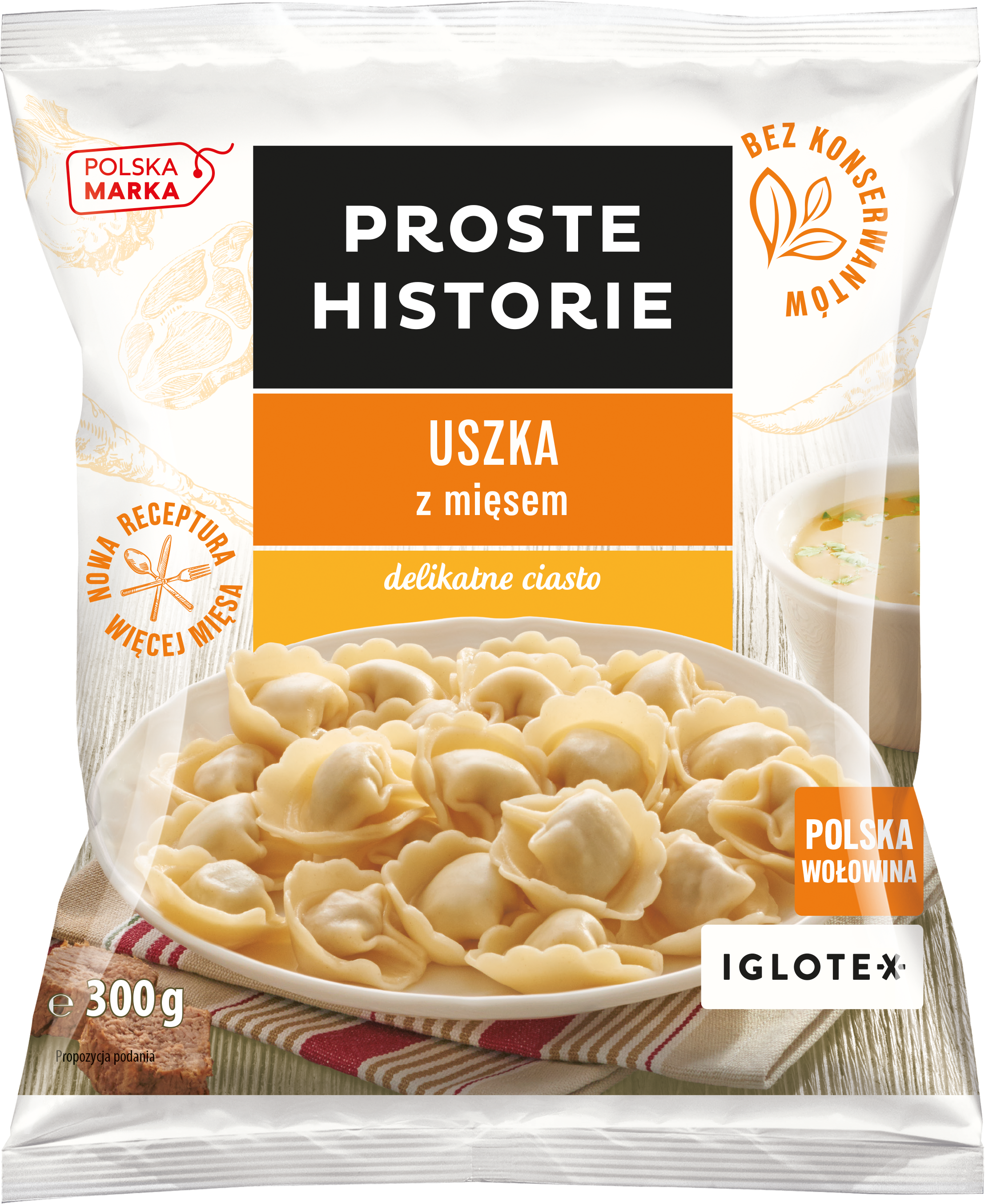 Proste Historie - Uszka Z Mięsem 300G
