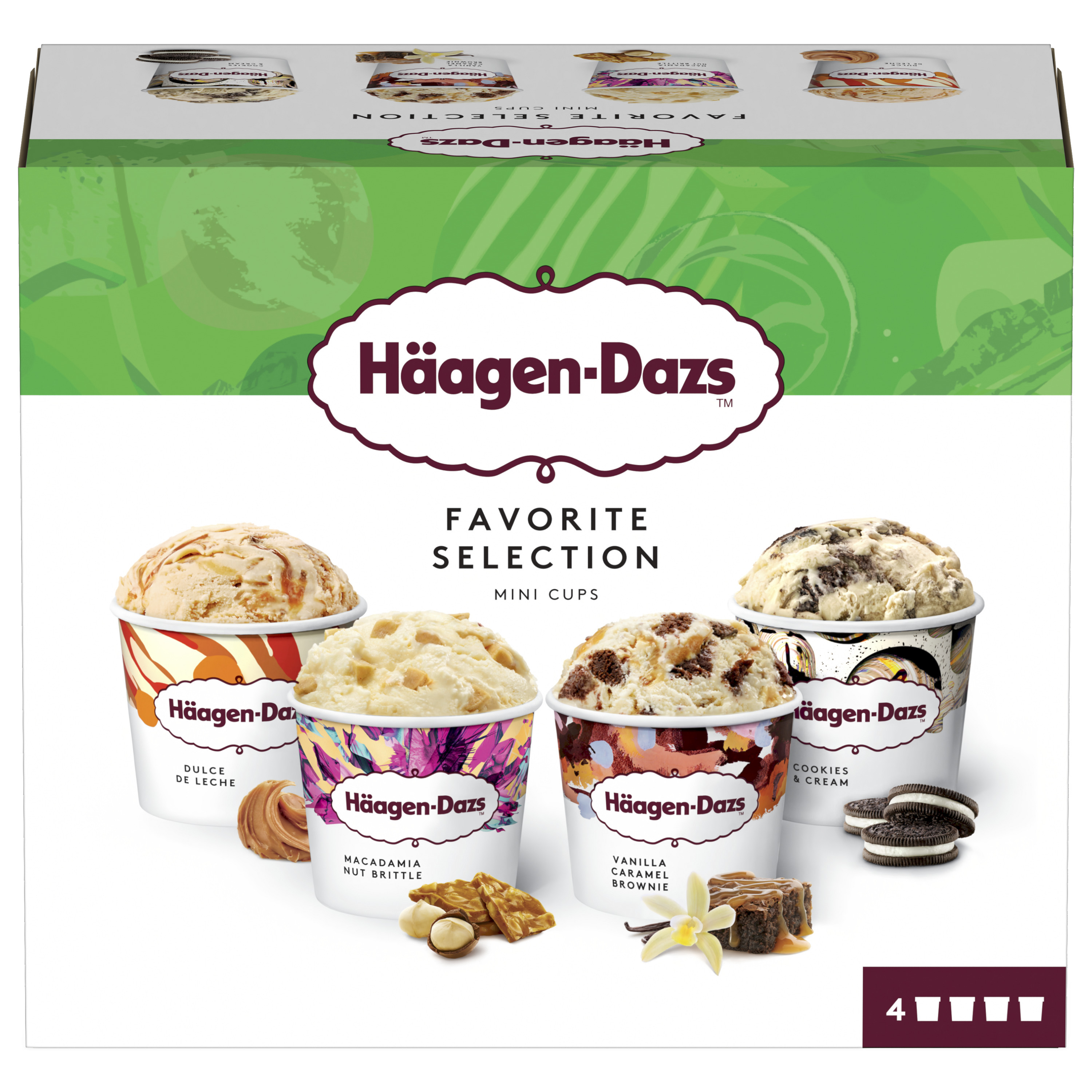 Lody Haagen - Dazs Favorite Selection 4X95 Ml