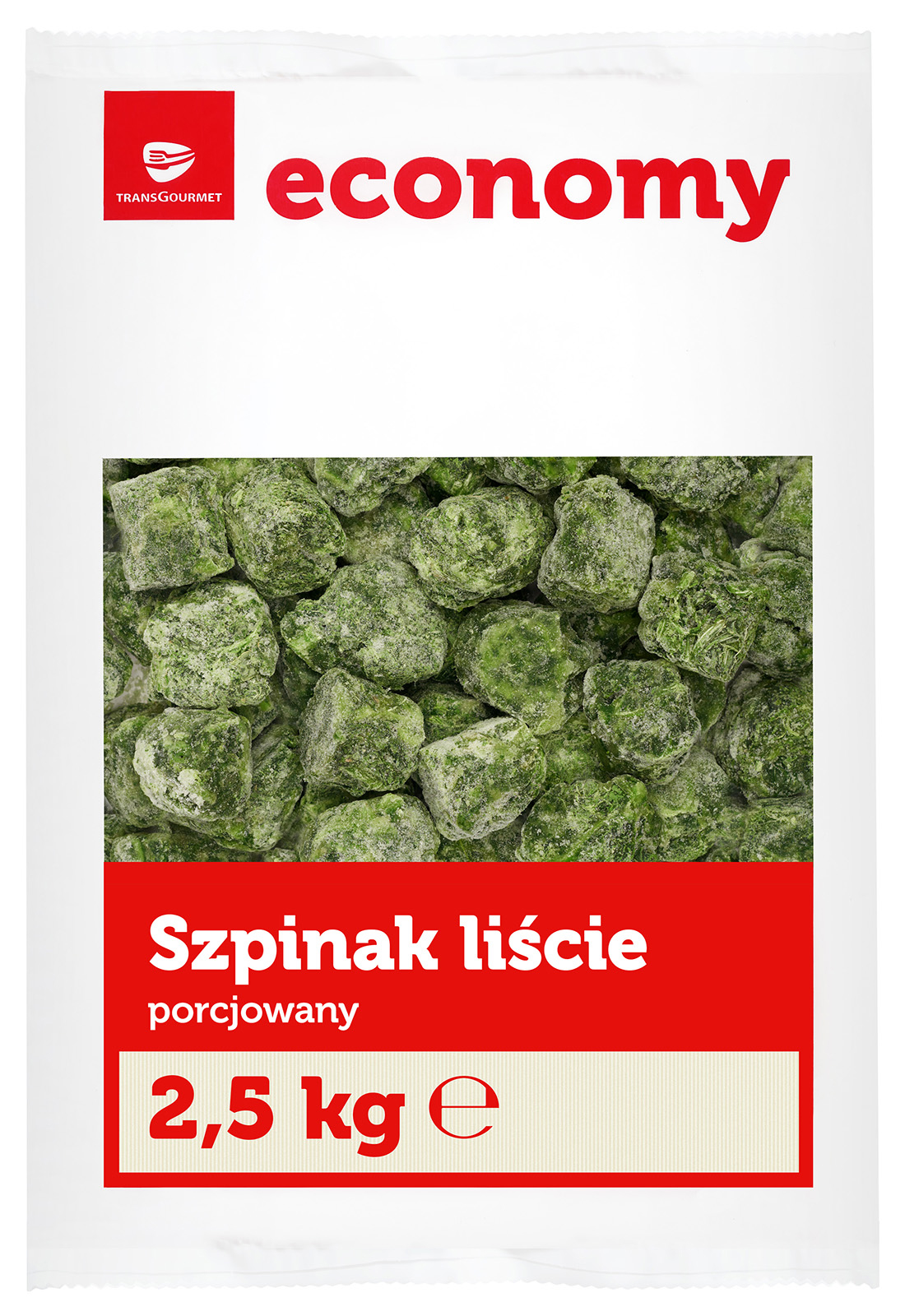 Tge Szpinak Liście Porcjowany 2,5Kg