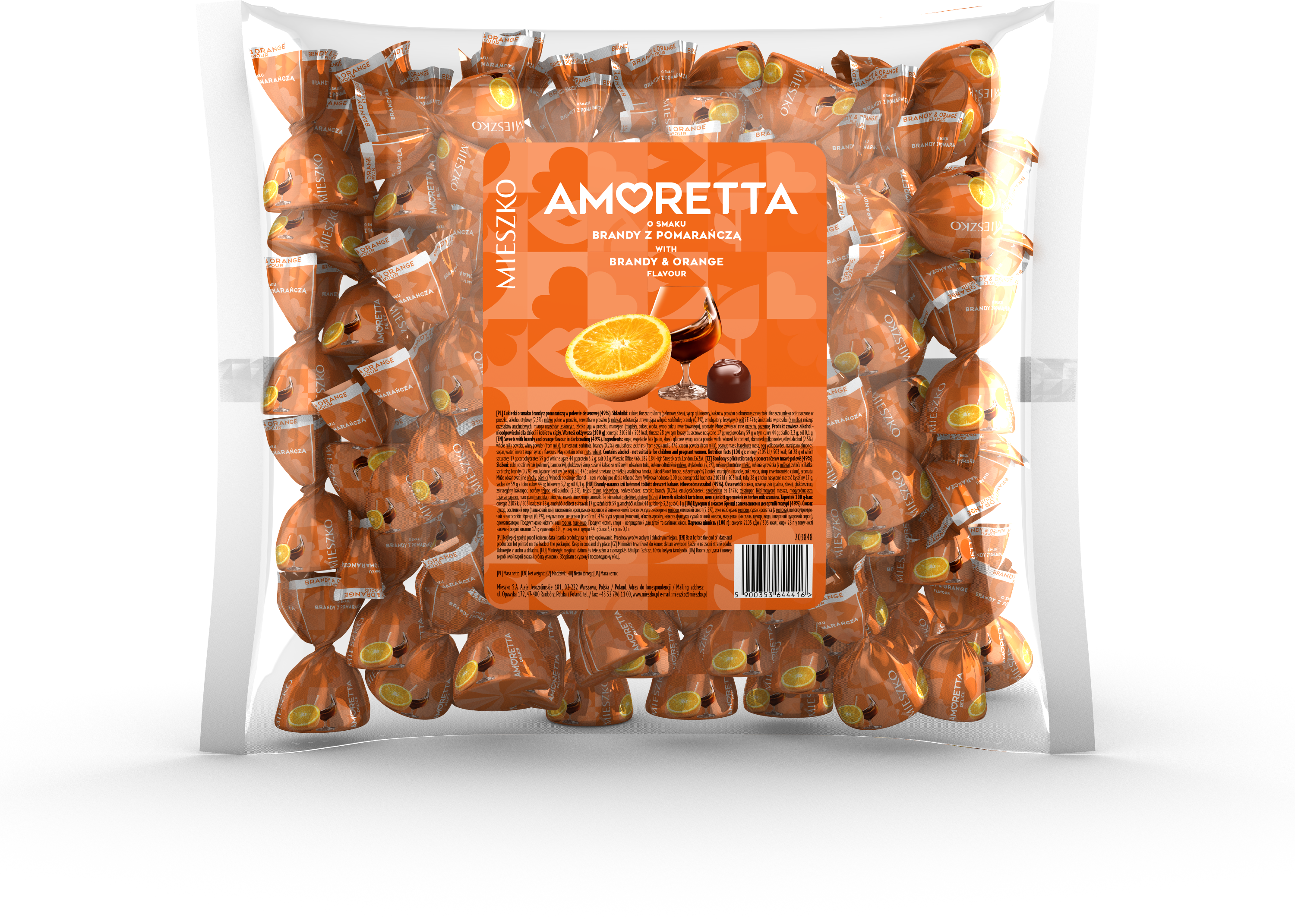 Amoretta Brandy&Orange 1 Kg Mieszko