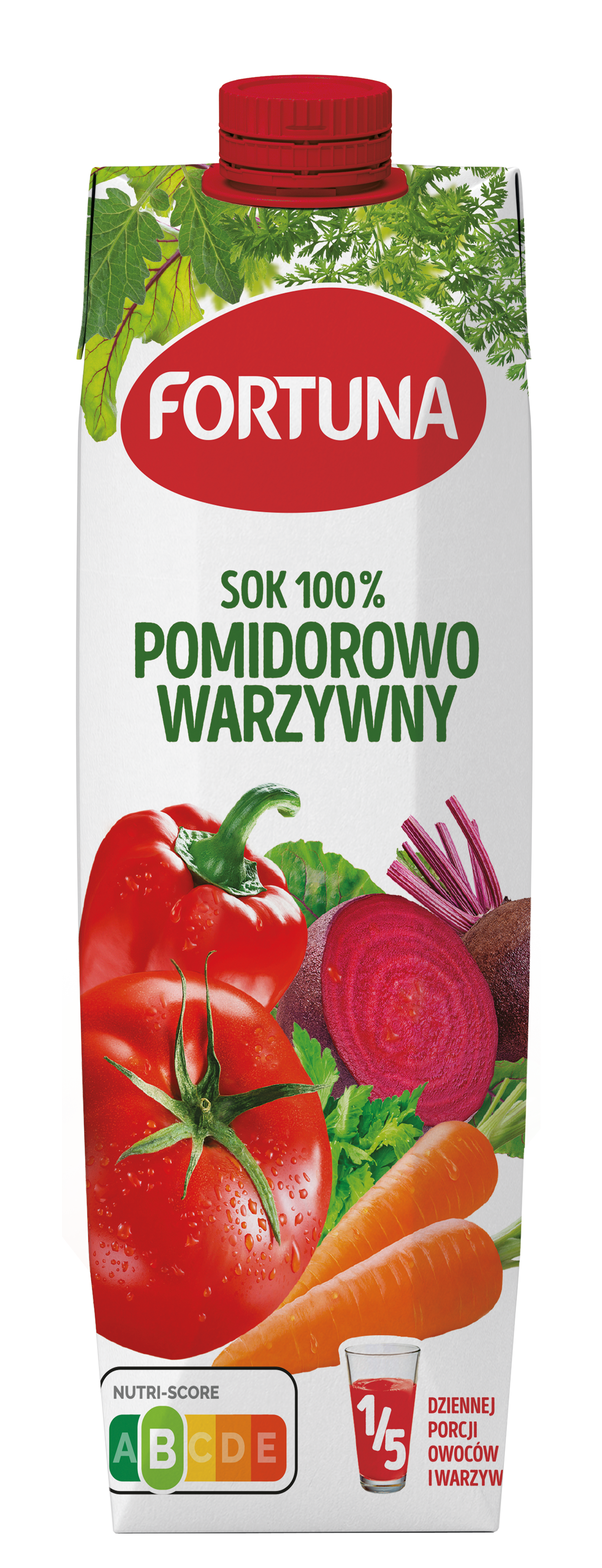 Fortuna Sok 100% Pomidorowo Warzywny 1 L