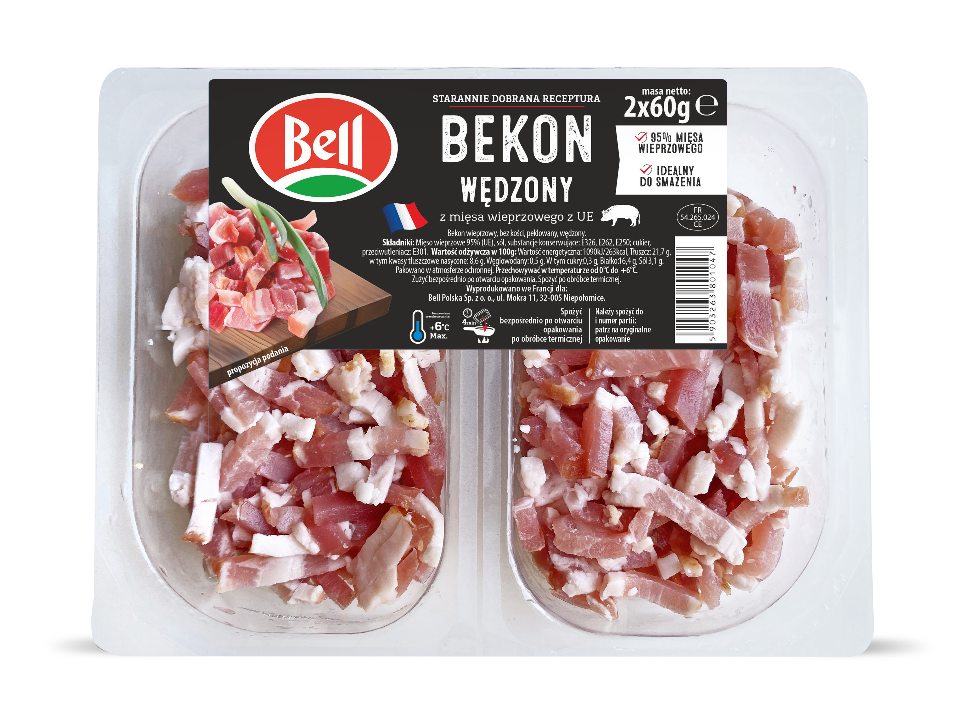 Bekon Wędzony 120 G (2X60 G)
