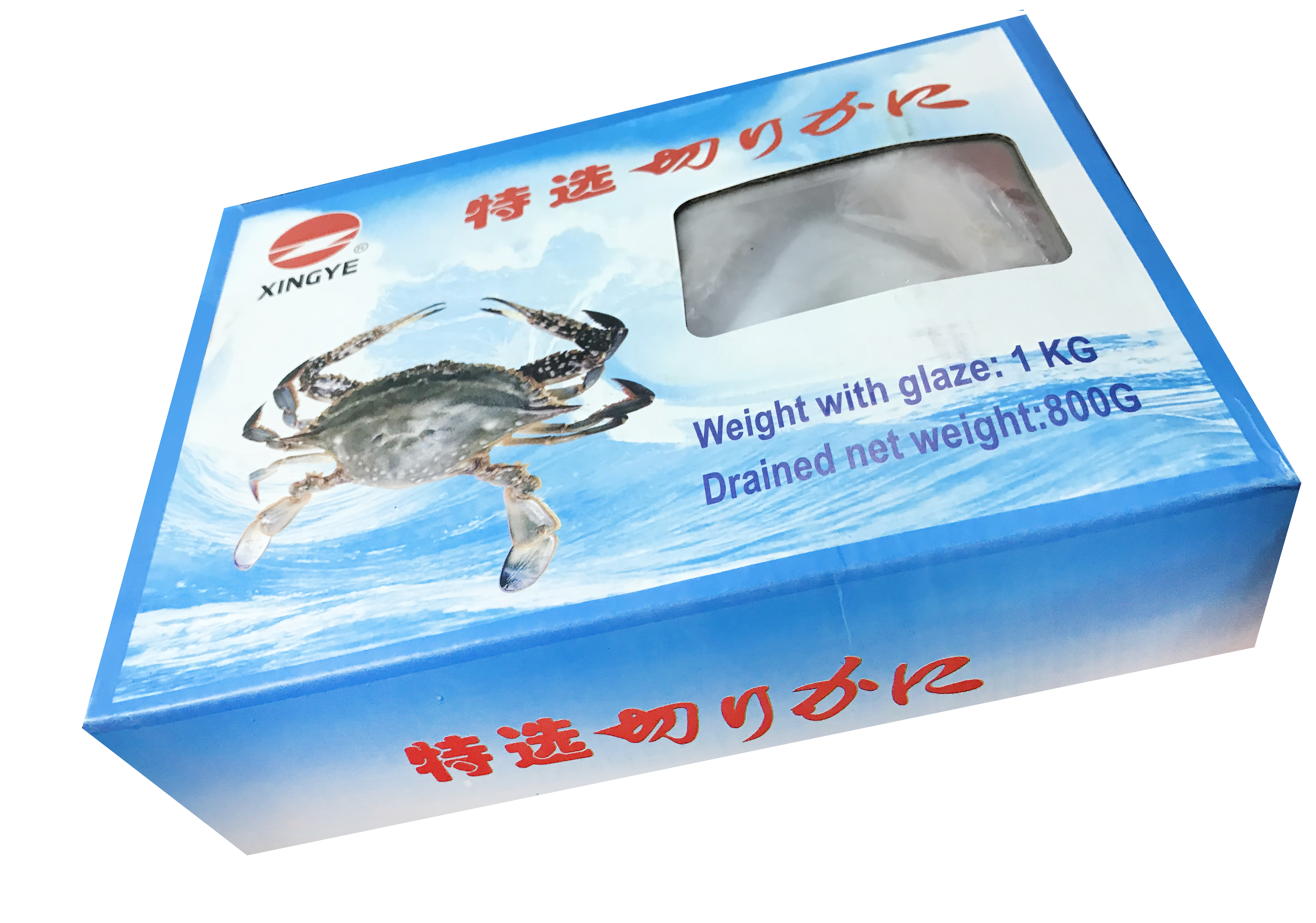 Myfood Krab Surowy, Połówki, Glazura: 20%, 800G/1000G