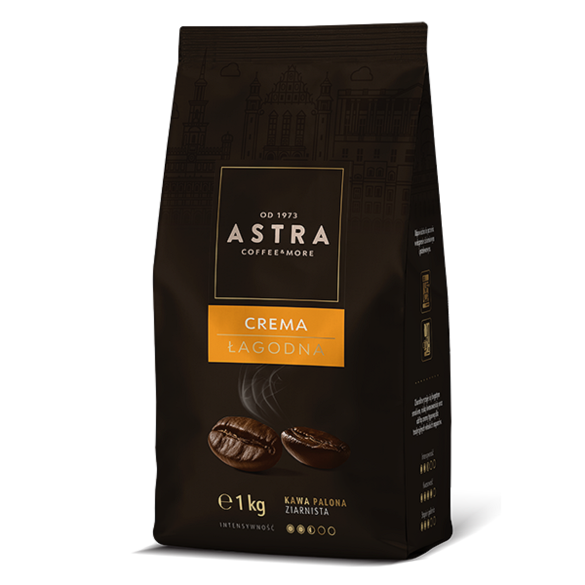 Astra Kawa Łagodna Crema 1Kg Ziarnista