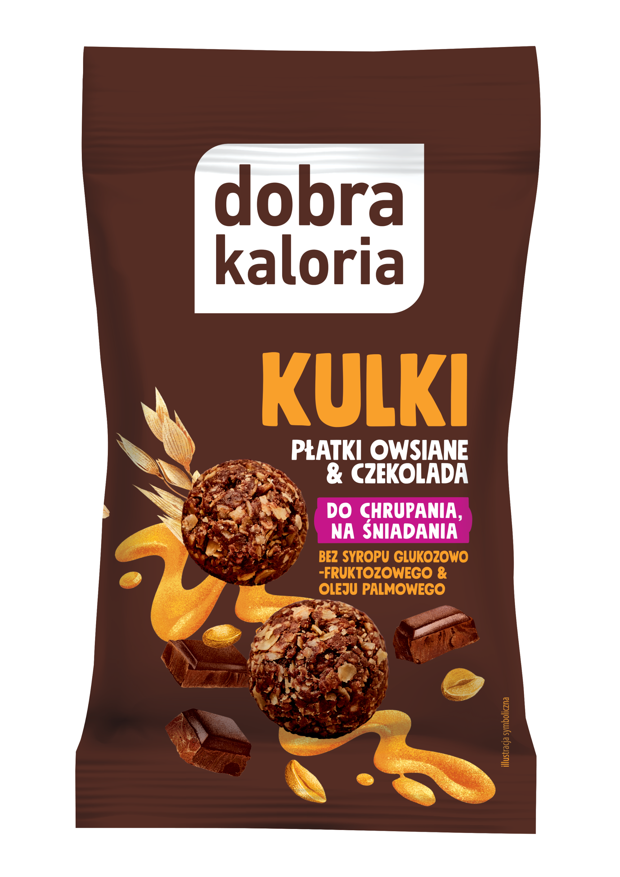 Dobra Kaloria Kulki Płatki Owsiane & Czekolada 40 G