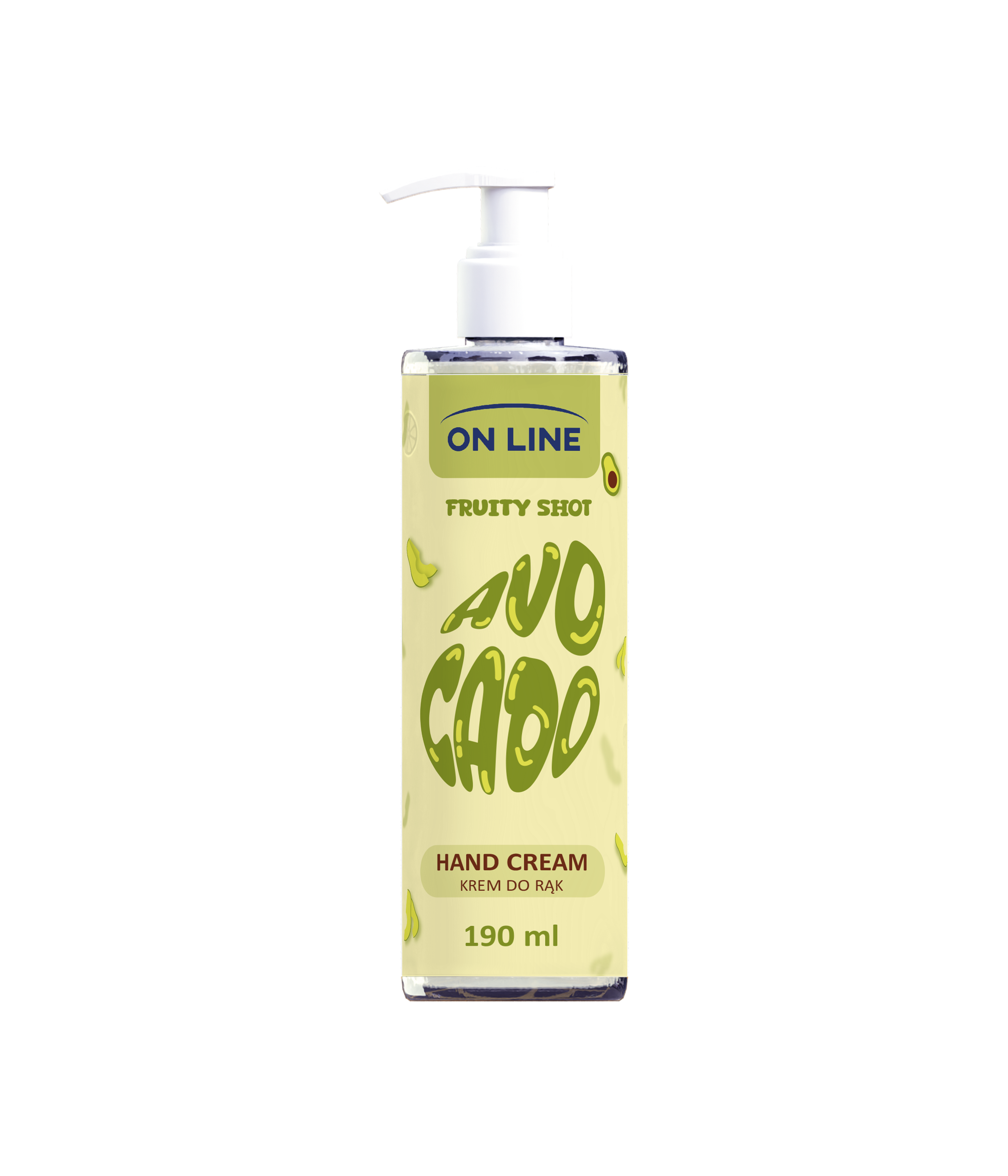 On Line Fruity Shot Krem Do Rąk Avocado 190Ml