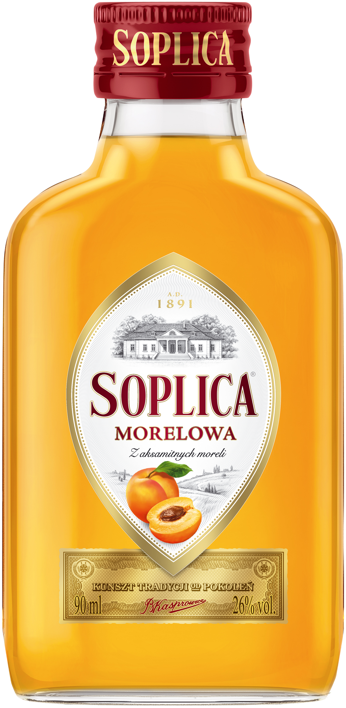 Likier Soplica Morelowa 26% 90 Ml