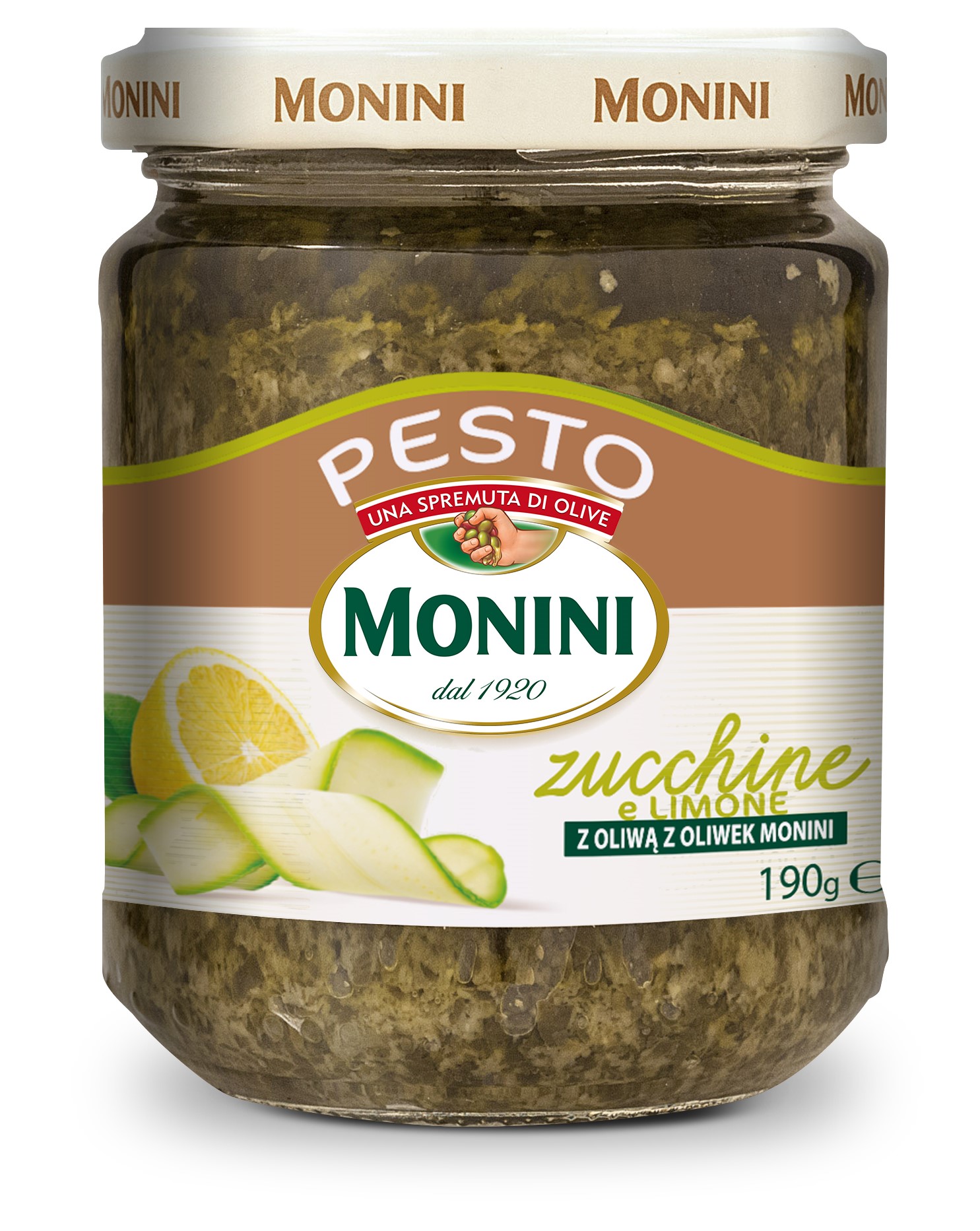 Monini Sos Pesto Zucchine E Limone 190G