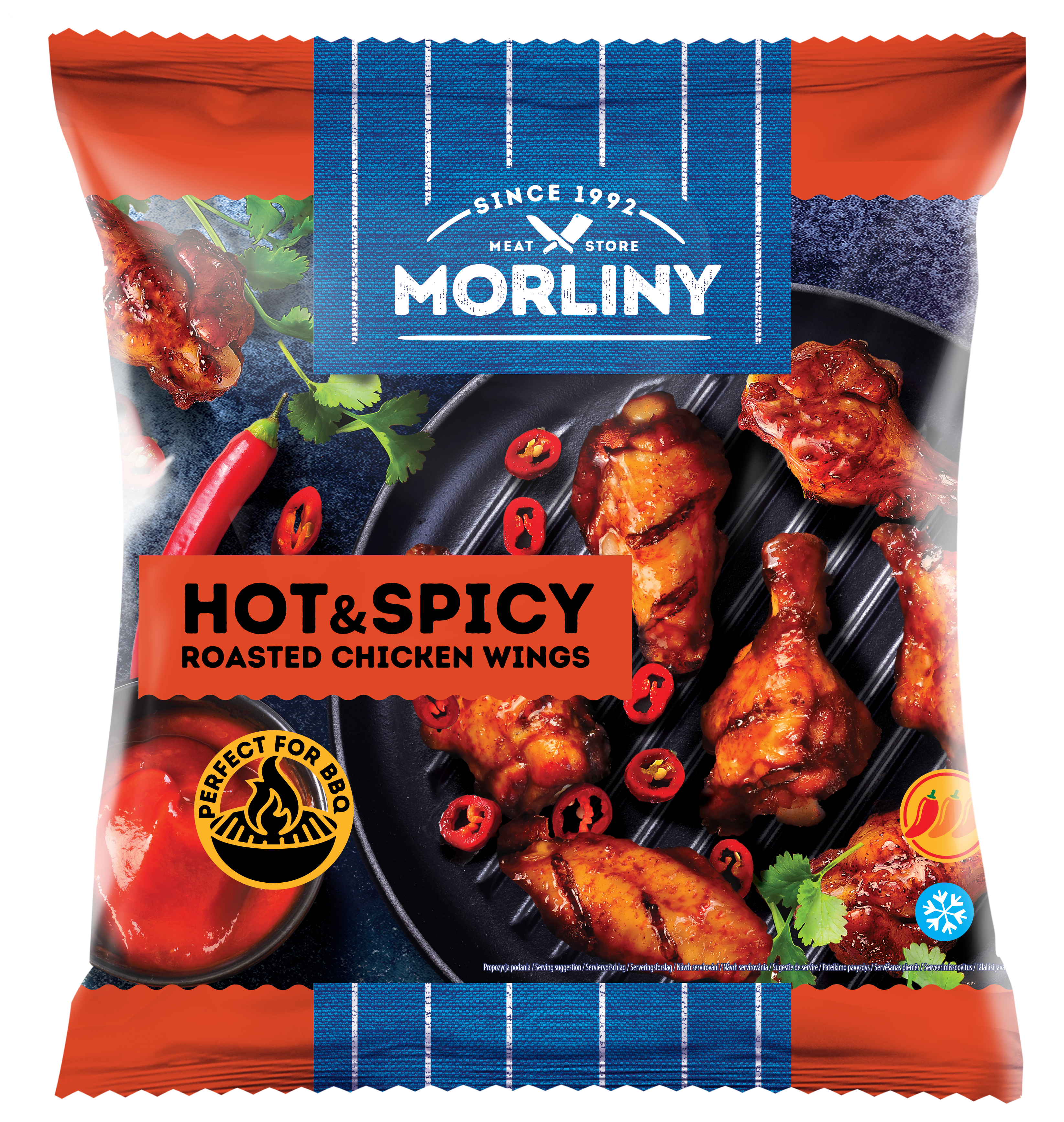 Morliny Skrzydełka Pieczone Hot&Spicy 600G