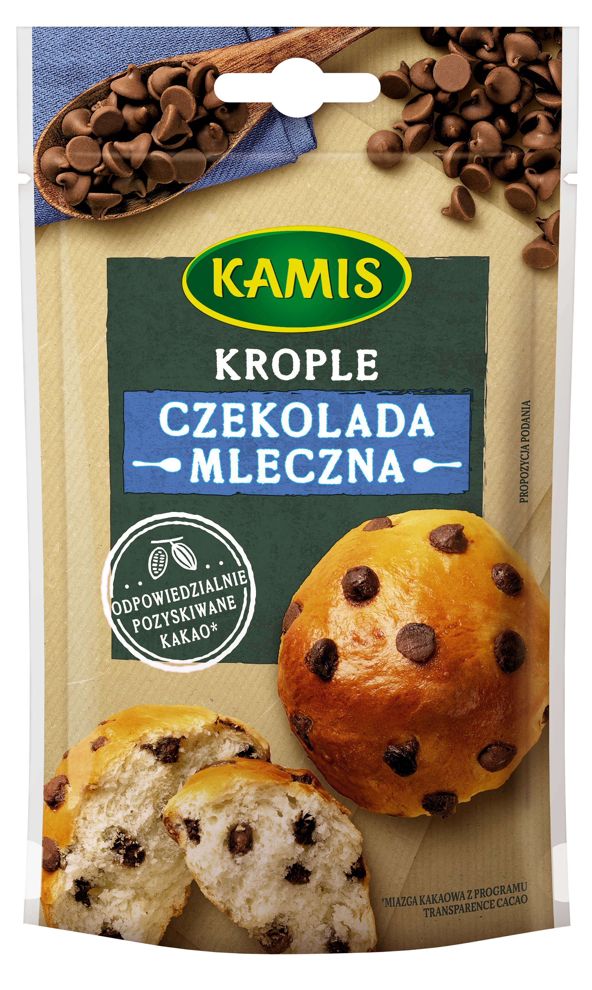 Kamis Krople Z Czekolady Mlecznej 100G