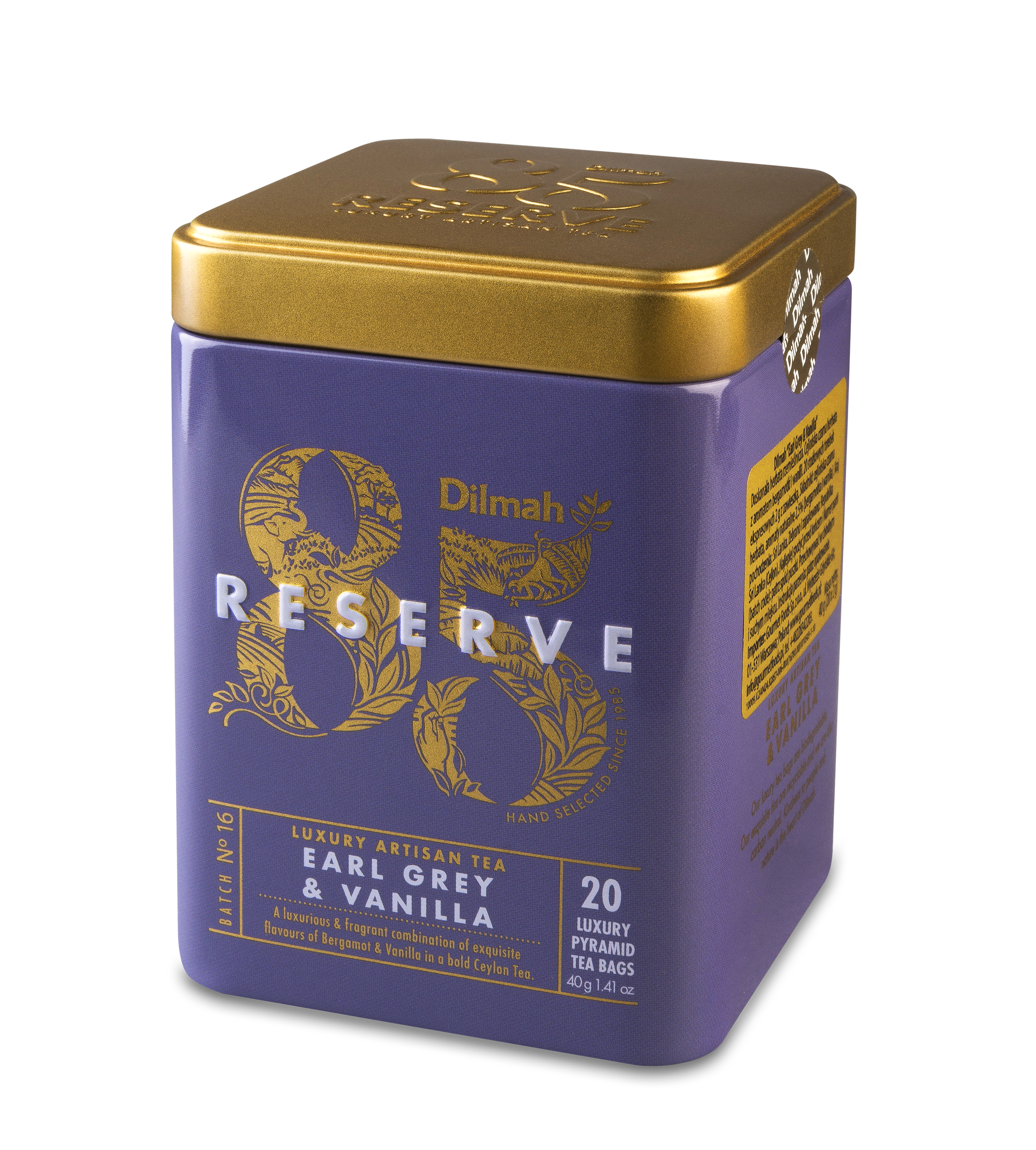 Dilmah Reserve Luxury Artisian Tea Earl Grey & Vanilla [20X2 G]