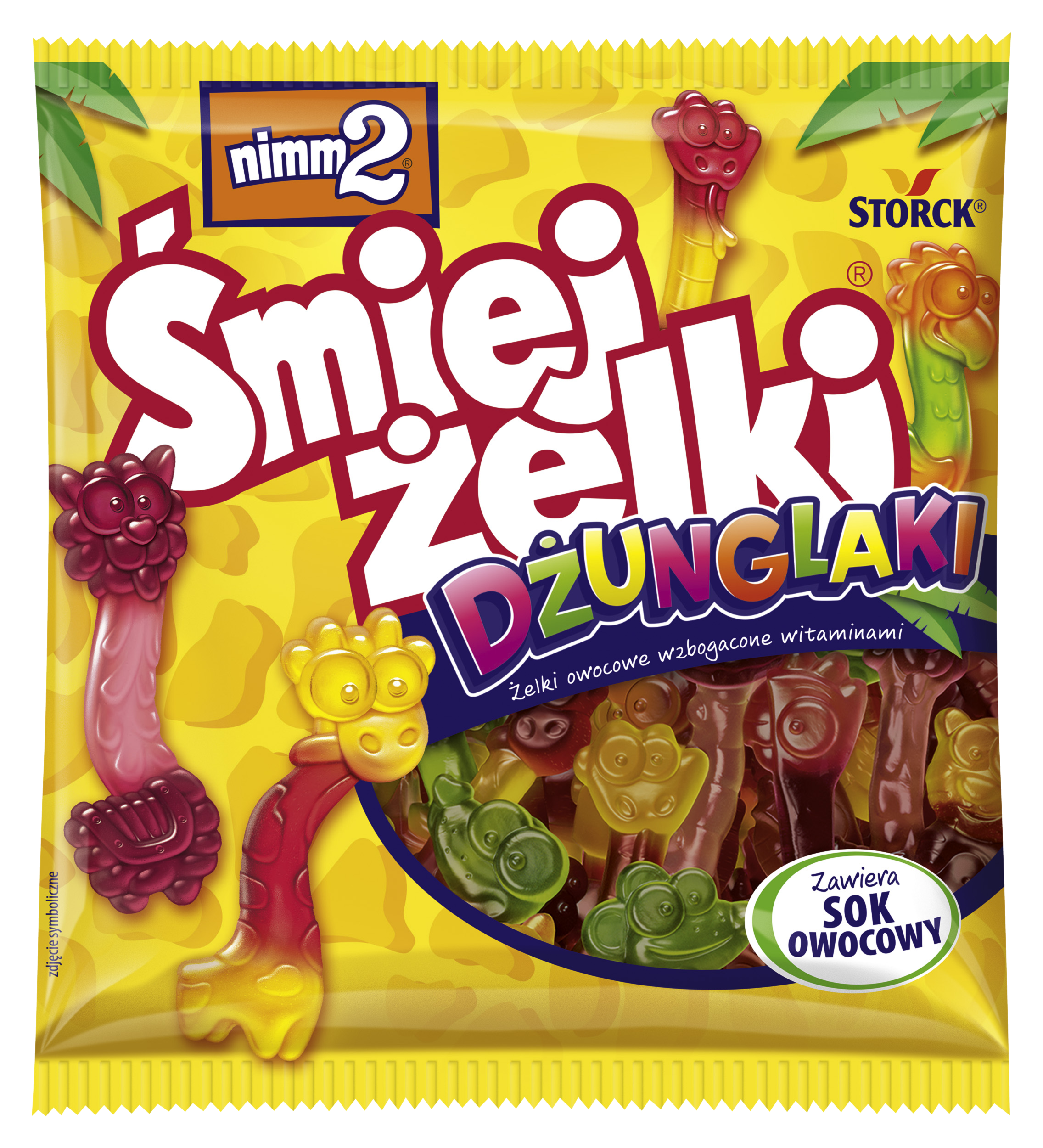 Nimm2 Śmiejżelki Dżunglaki 90G