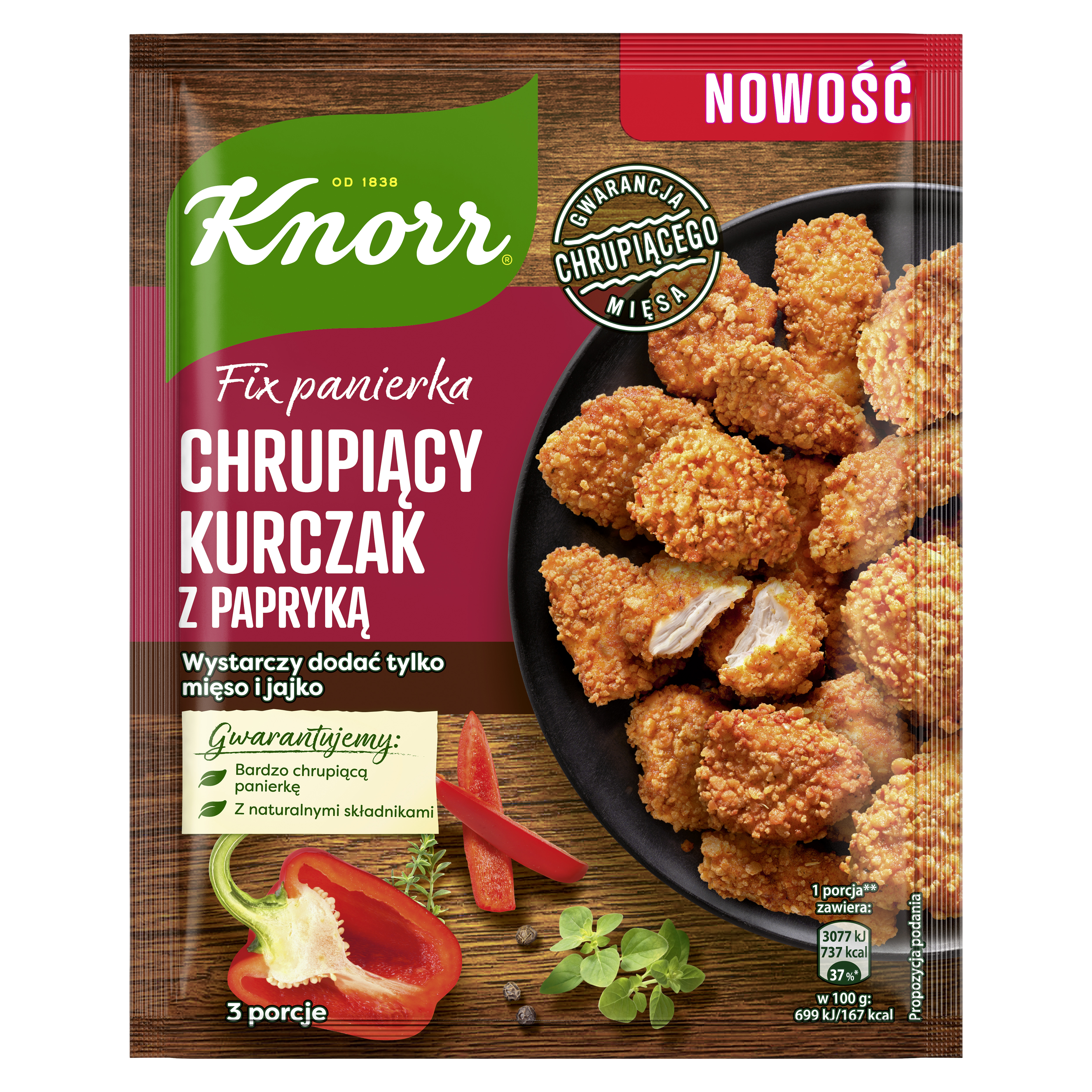 Fix Panierka Chrupiący Kurczak Z Papryką 70G
