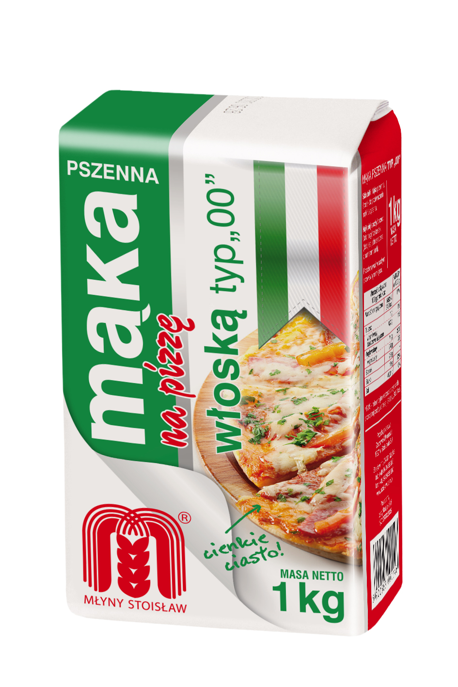 Młyny Stoisław Mąka Pszenna Na Pizzę Włoską 1 Kg