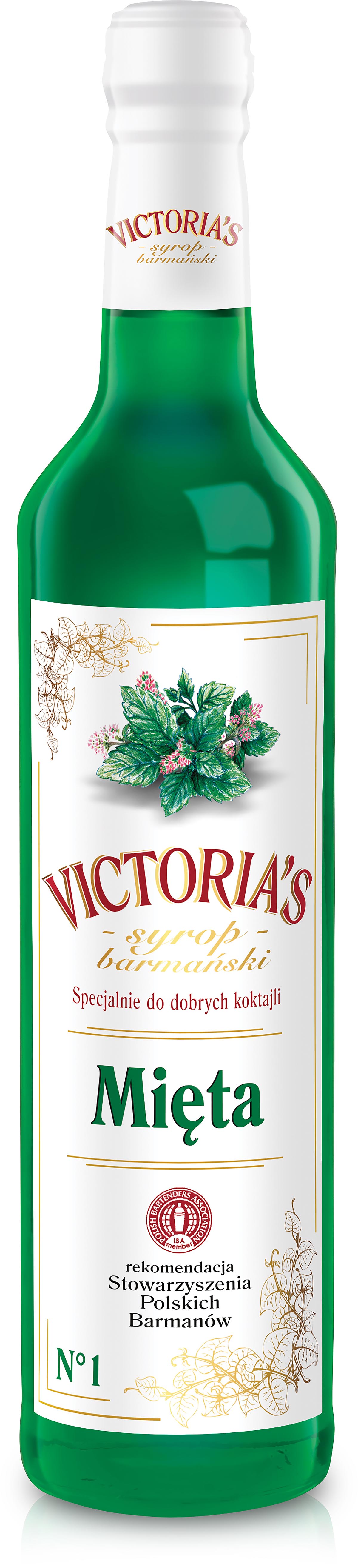 Syrop Barmański Mięta Victoria'S 490Ml
