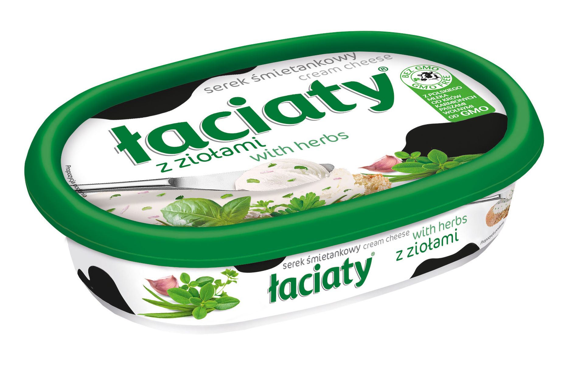 Serek Łaciaty Śmietankowy Z Ziołami 135G Kubek