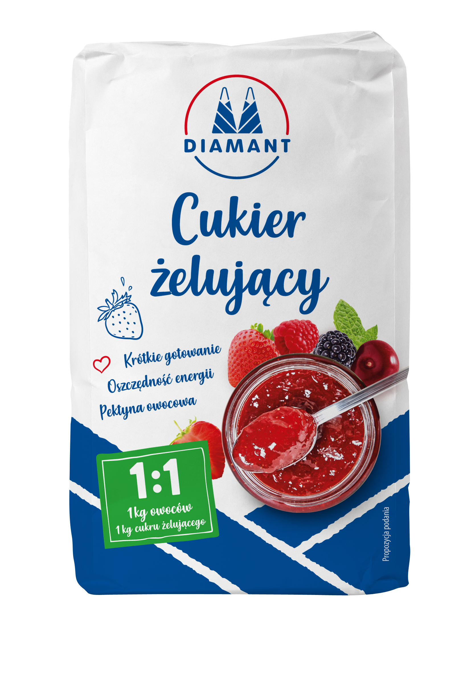 Diamant Cukier Żelujący 1:1 1Kg