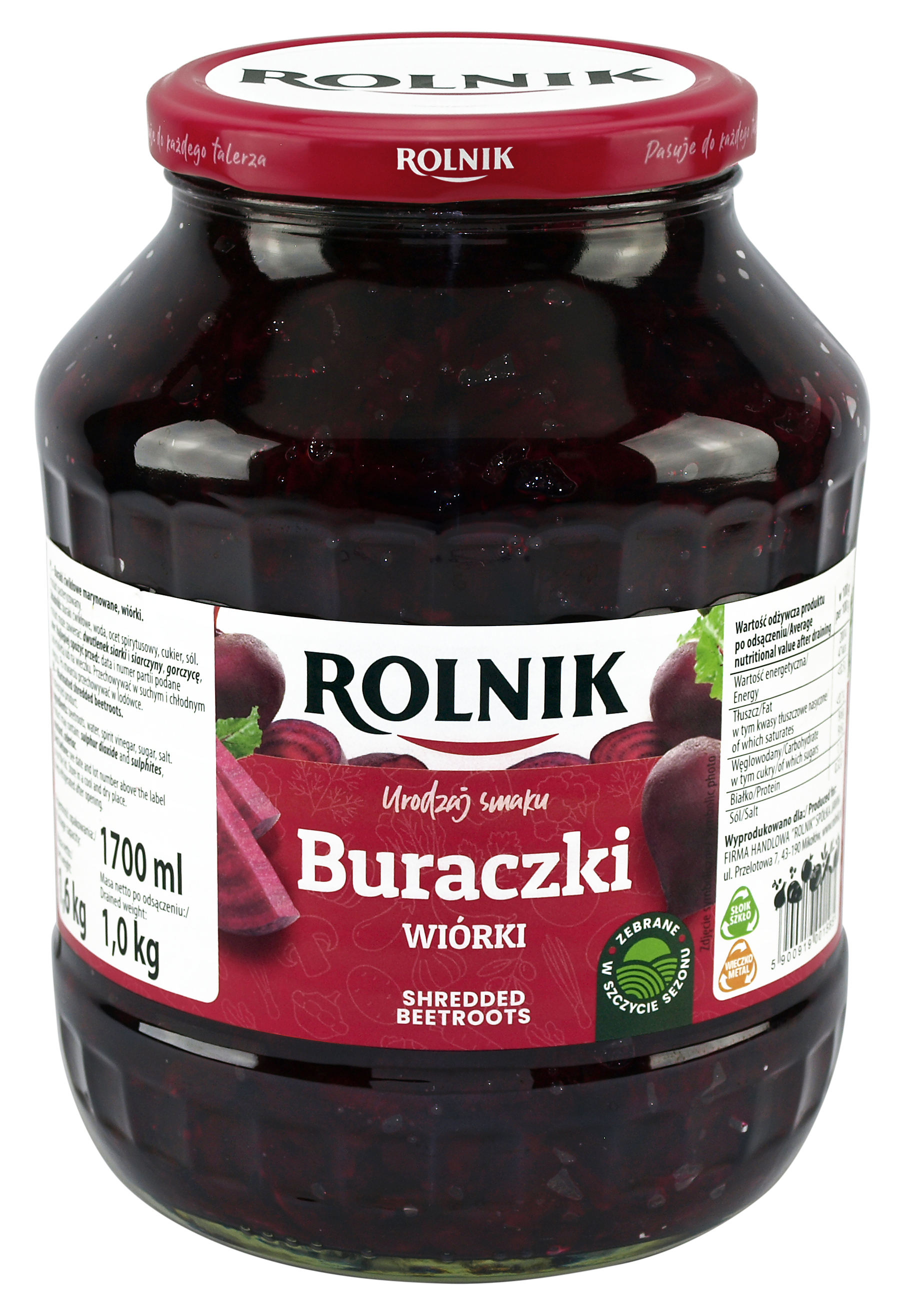 Buraczki Wiórki 1700 Ml Rolnik