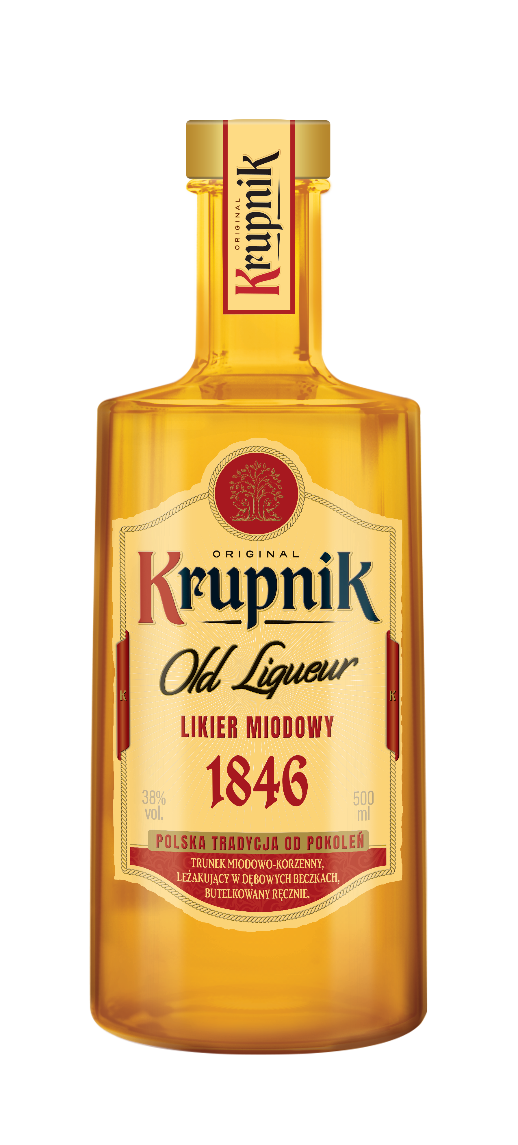 Krupnik Old Liqueur Likier Miodowy 1846 38% 0,5L