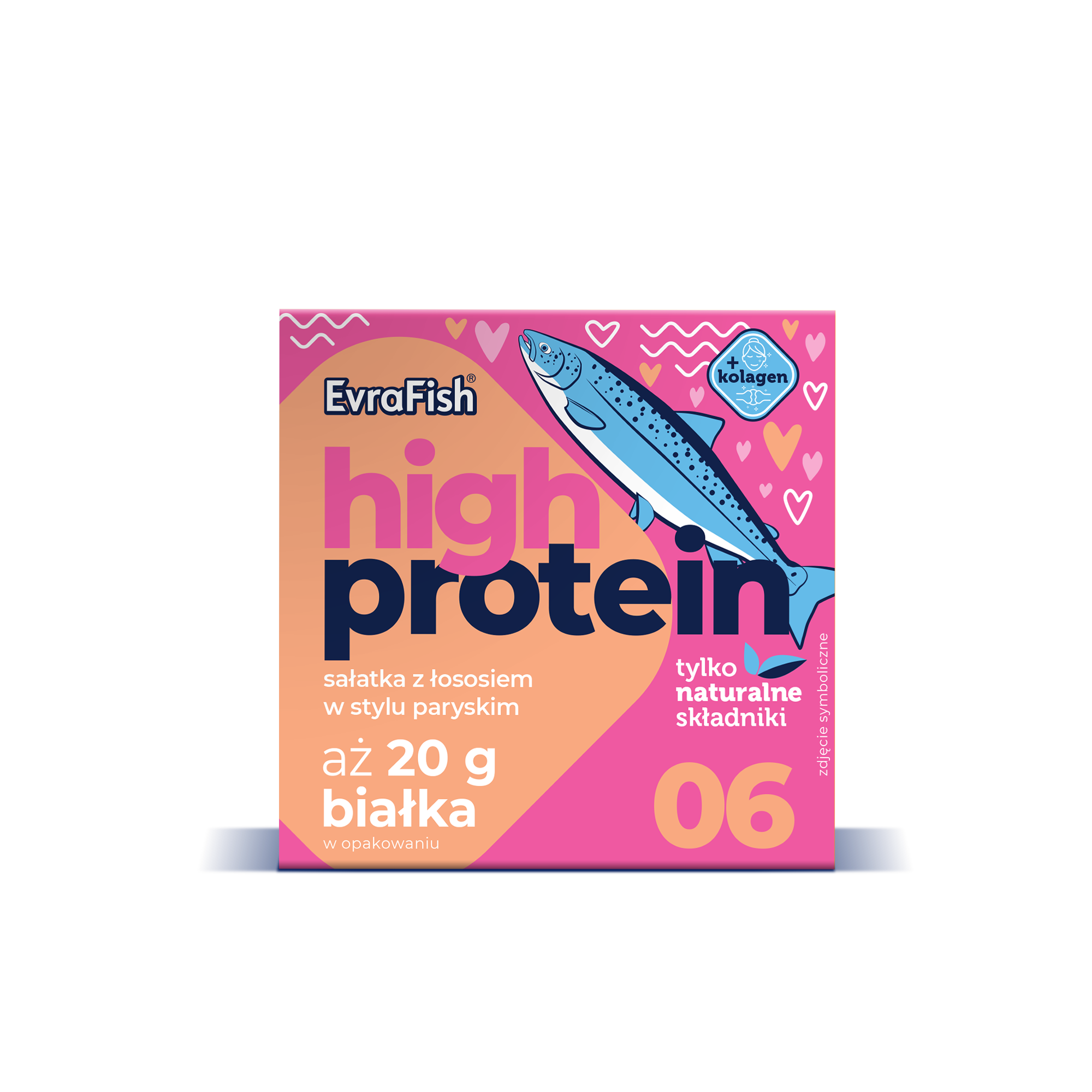 Evrafish Proteinowa Sałatka Z Łososiem W Stylu Paryskim 160G