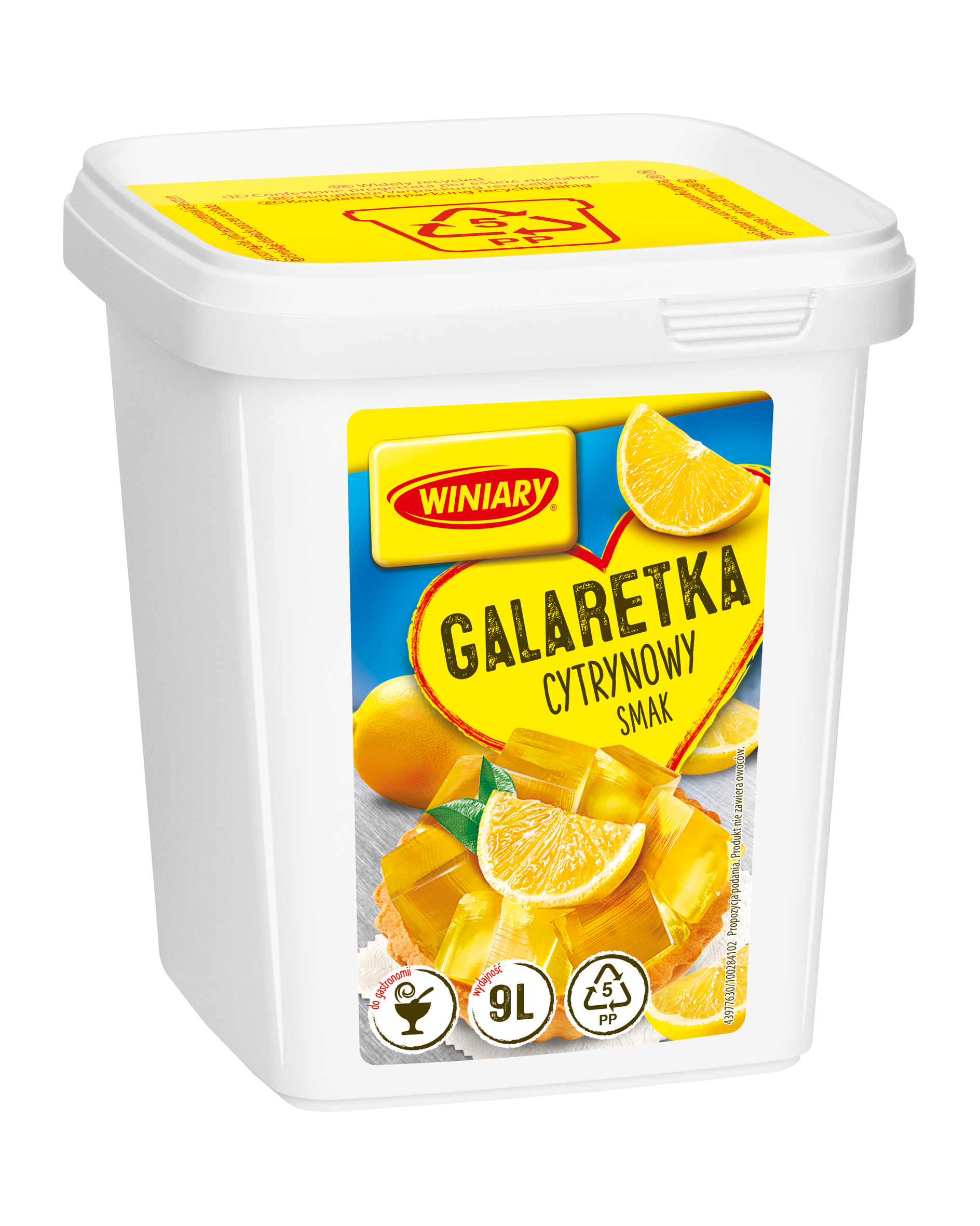Winiary Galaretka O Smaku Cytrynowym 1,3 Kg