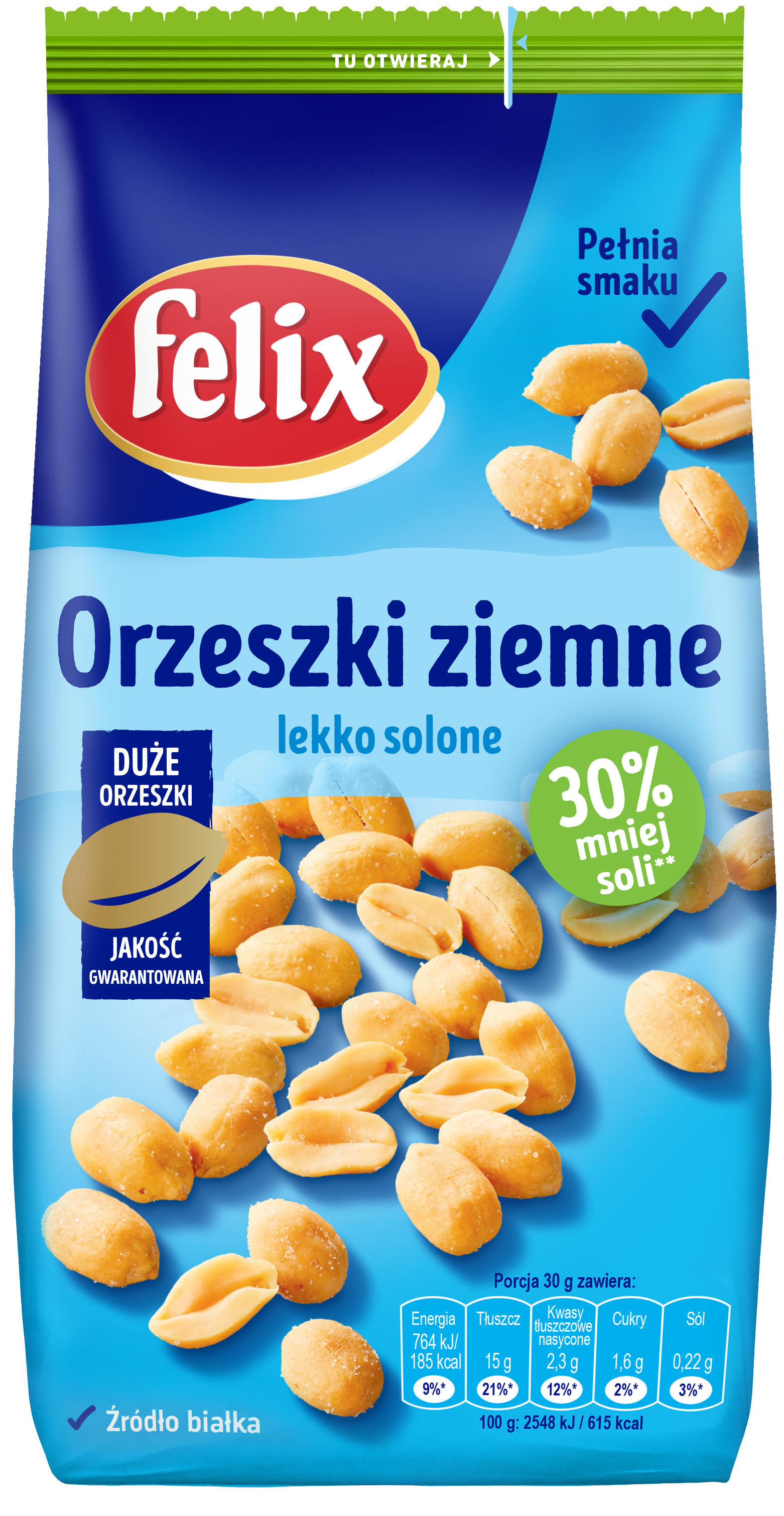 Felix Orzeszki Ziemne Lekko Solone 380 G