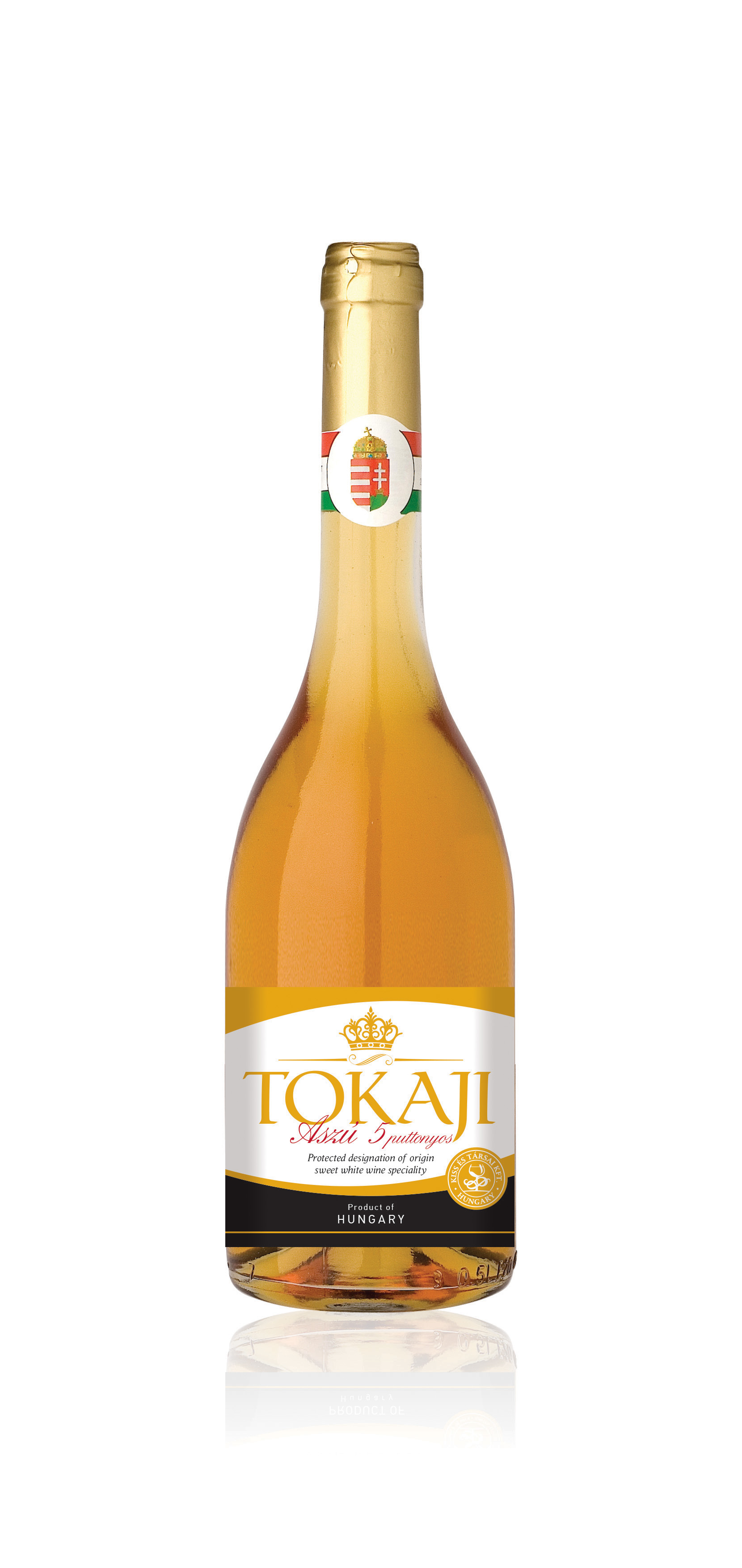 Tokaji Aszu 5 Puttonyos Wino Białe 500 Ml