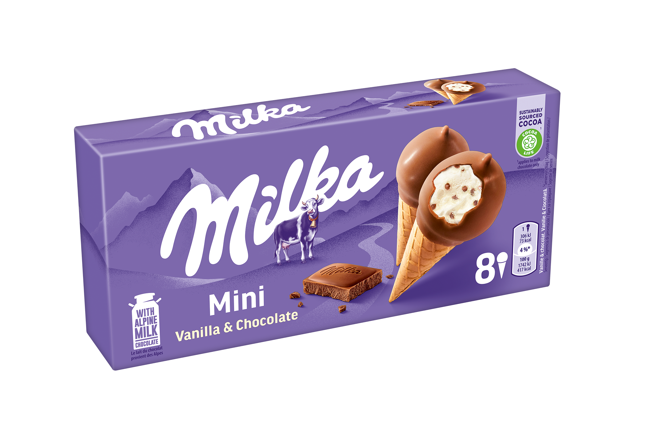 Milka Lody Minirożki 200 Ml
