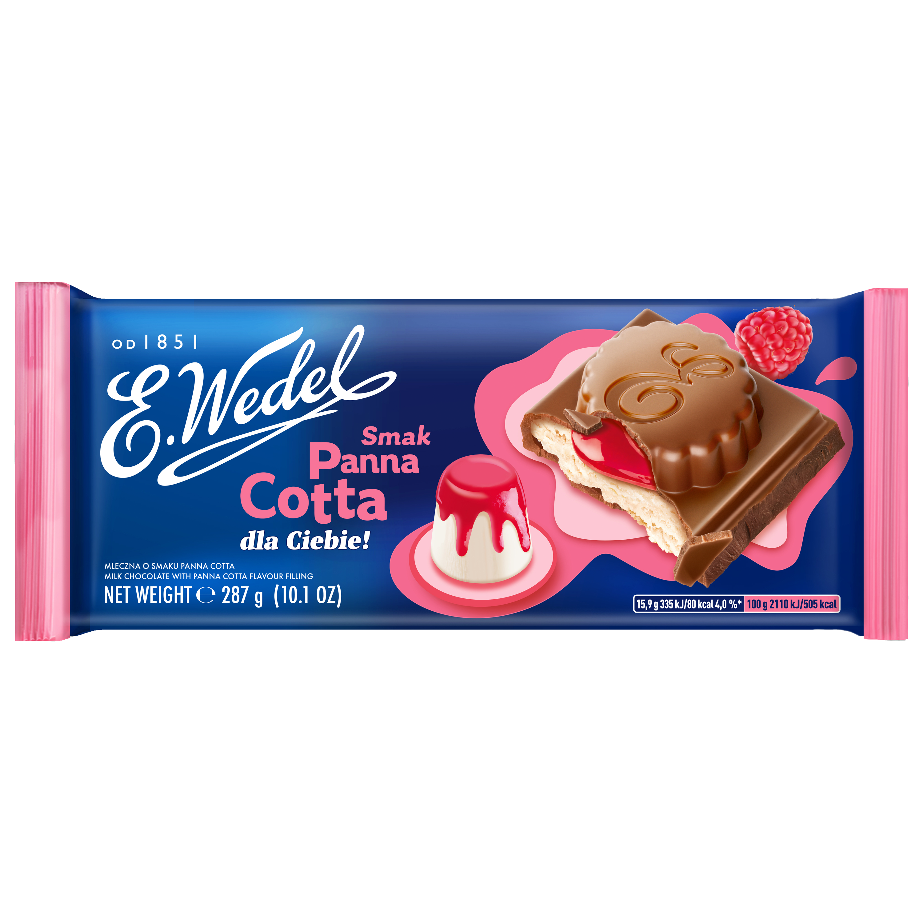 E. Wedel Czekolada Mleczna O Smaku Panna Cotta 287G