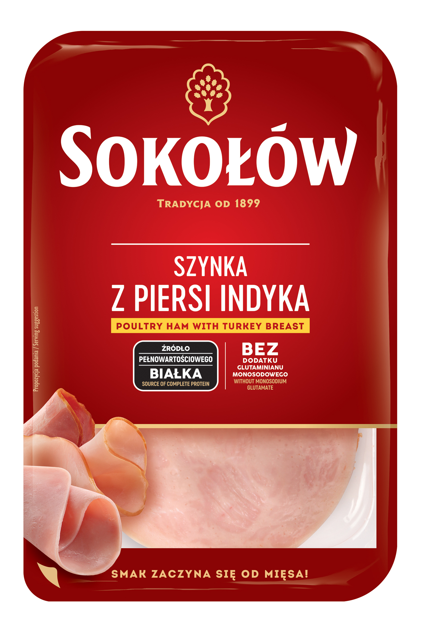 Szynka Z Piersi Indyka Plastry 120 G Sokołów