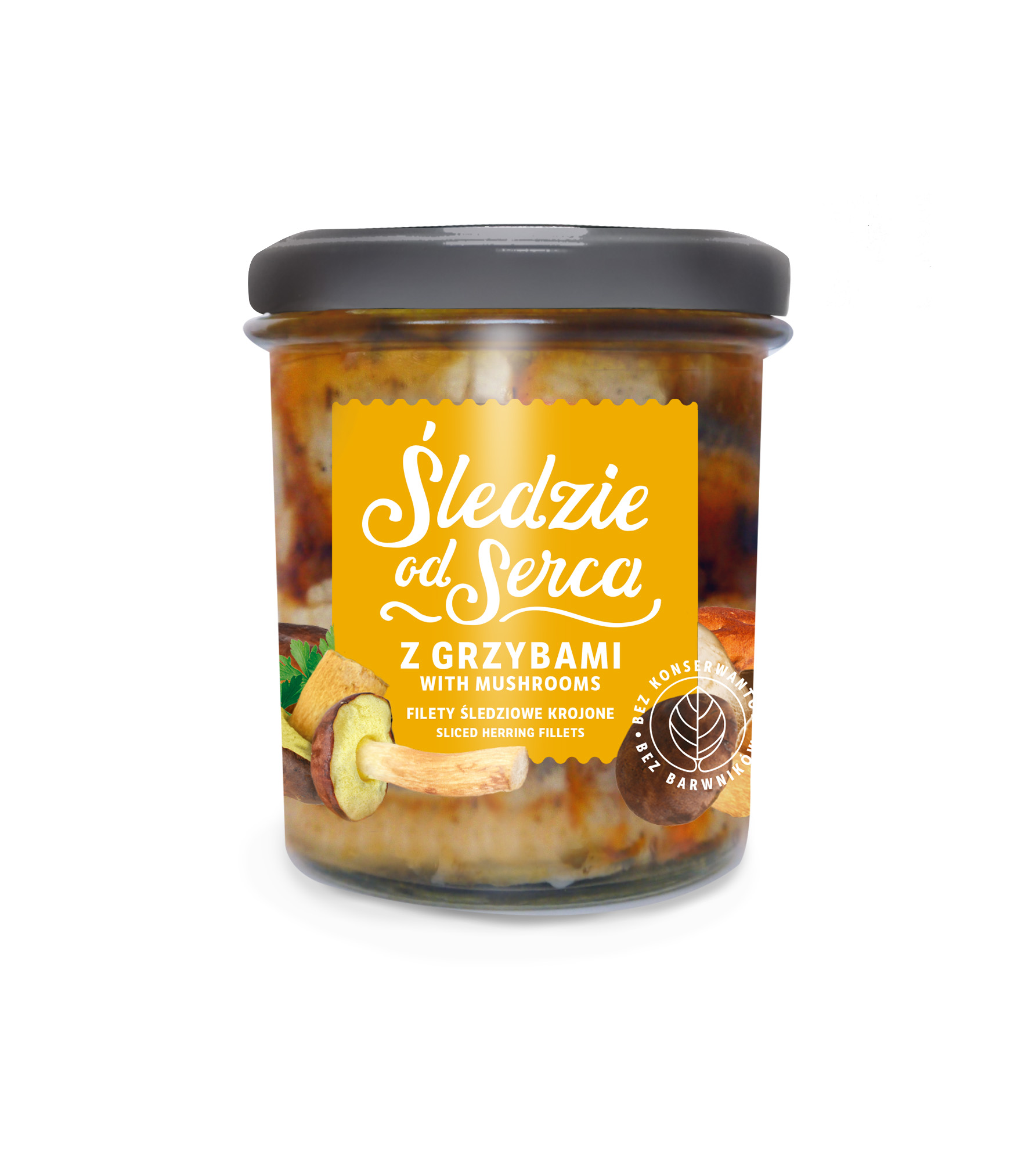 Śledzie Od Serca Z Grzybami 300G Contimax