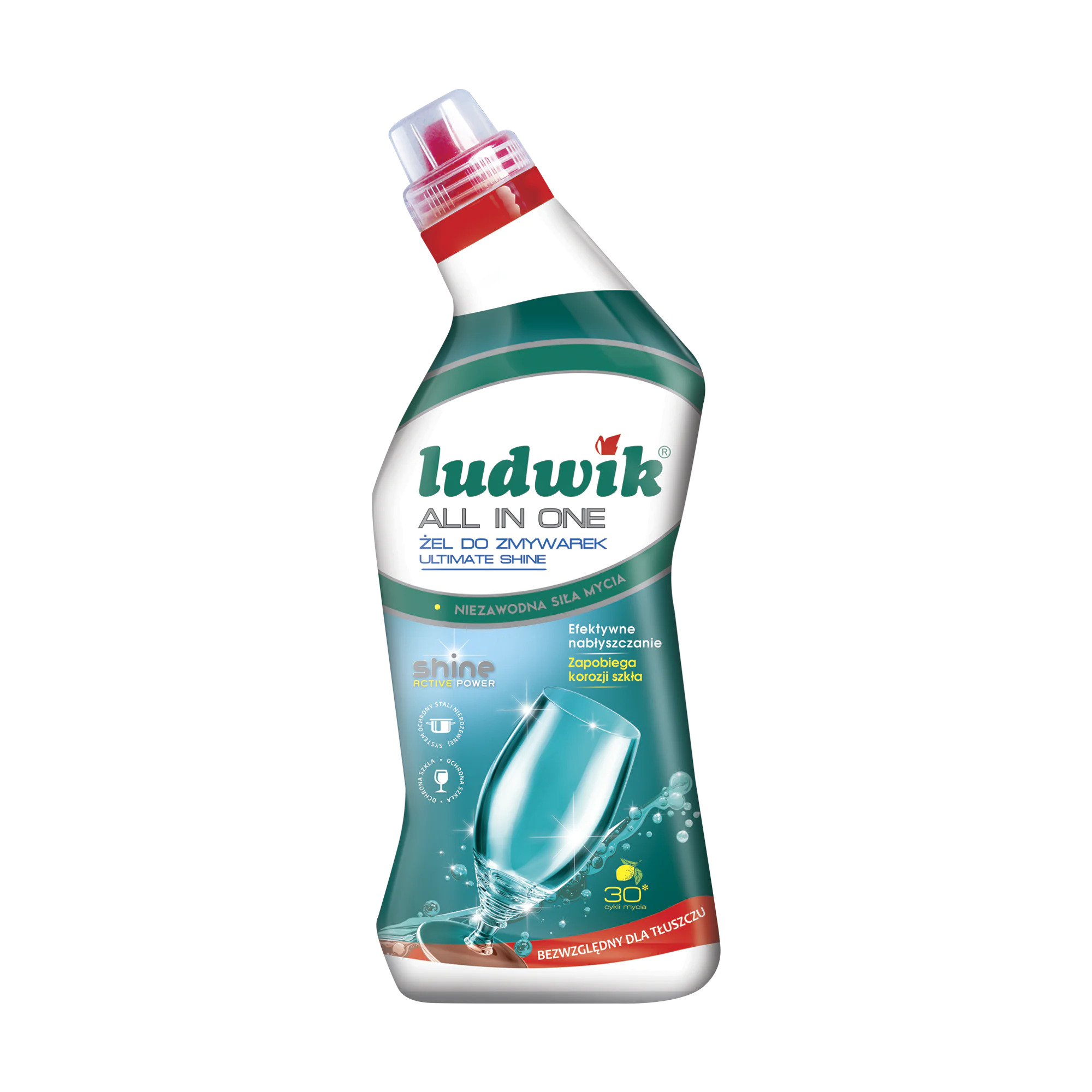 Ludwik All In One Żel Do Zmywarek Bez Fosforanów 750Ml