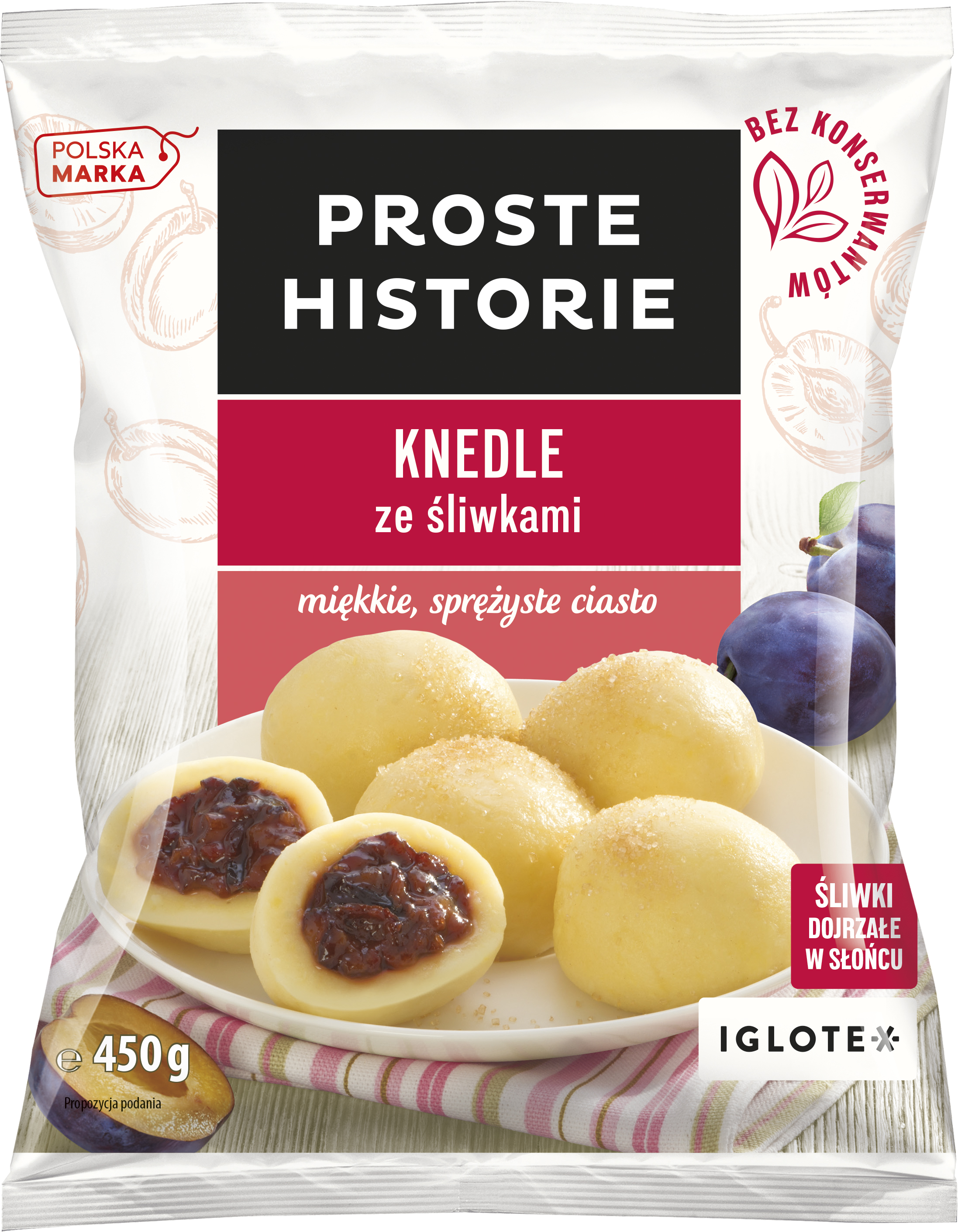 Proste Historie Knedle Ze Śliwkami- 450 G