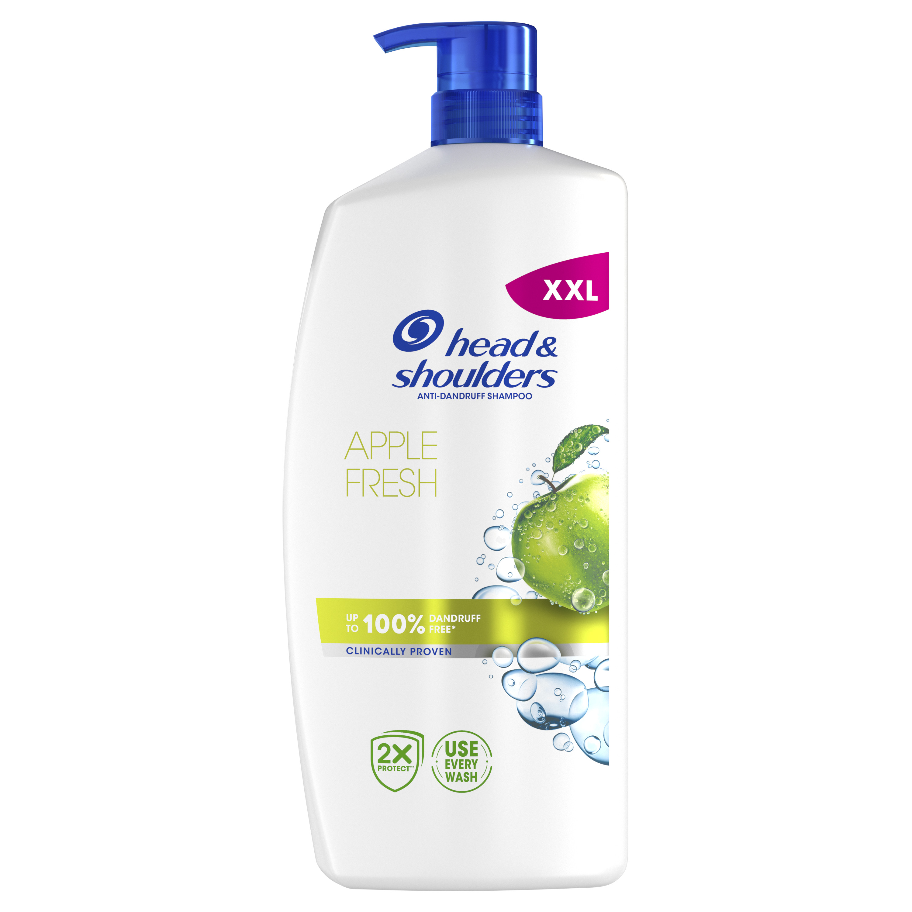 Head & Shoulders Apple Fresh Codzienny Szampon Przeciwłupieżowy Z Pompką 800 Ml