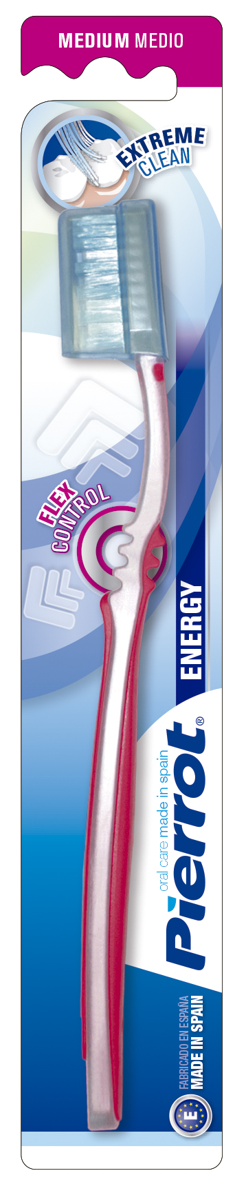 Szczoteczka Pierrot Energy Średnia 1 Szt