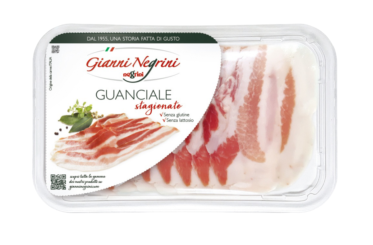 Guanciale Plastry 80G Negrini