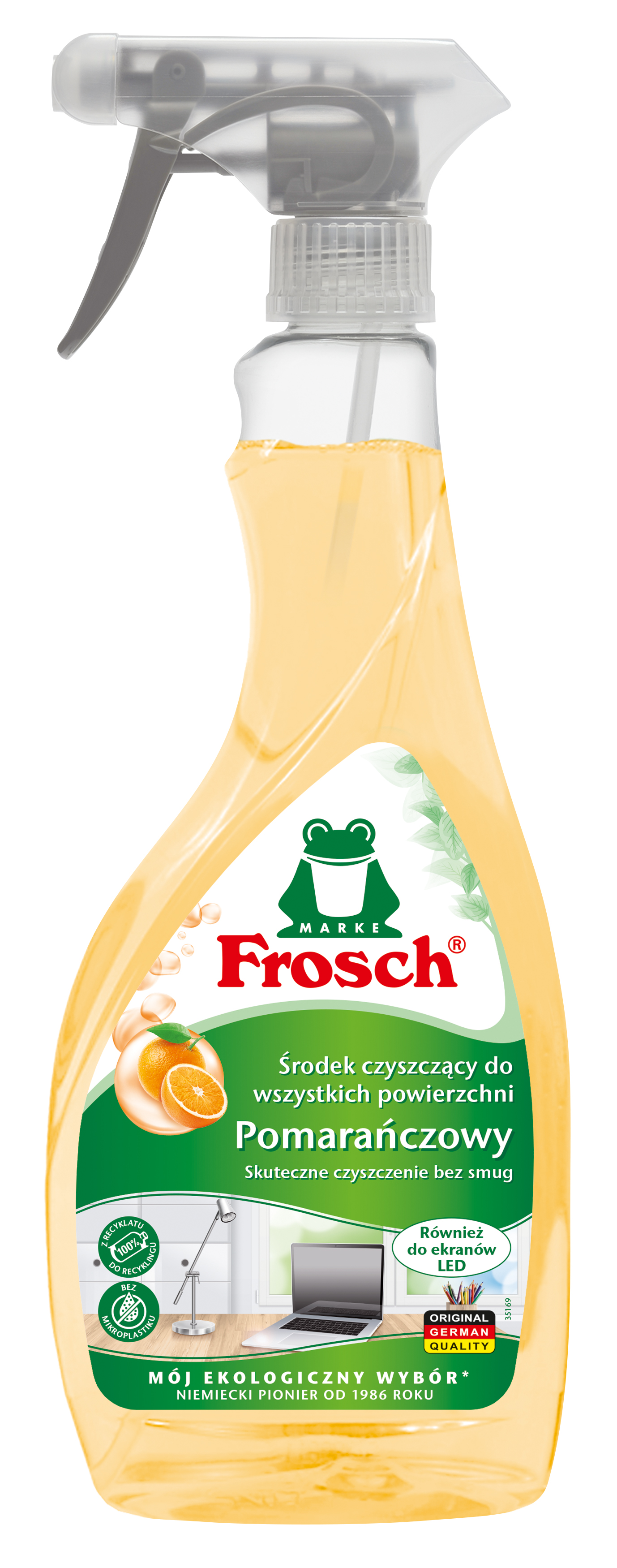 Frosch Pomarańczowy Środek Czyszczący Do Wszystkich Powierzchni 500 Ml