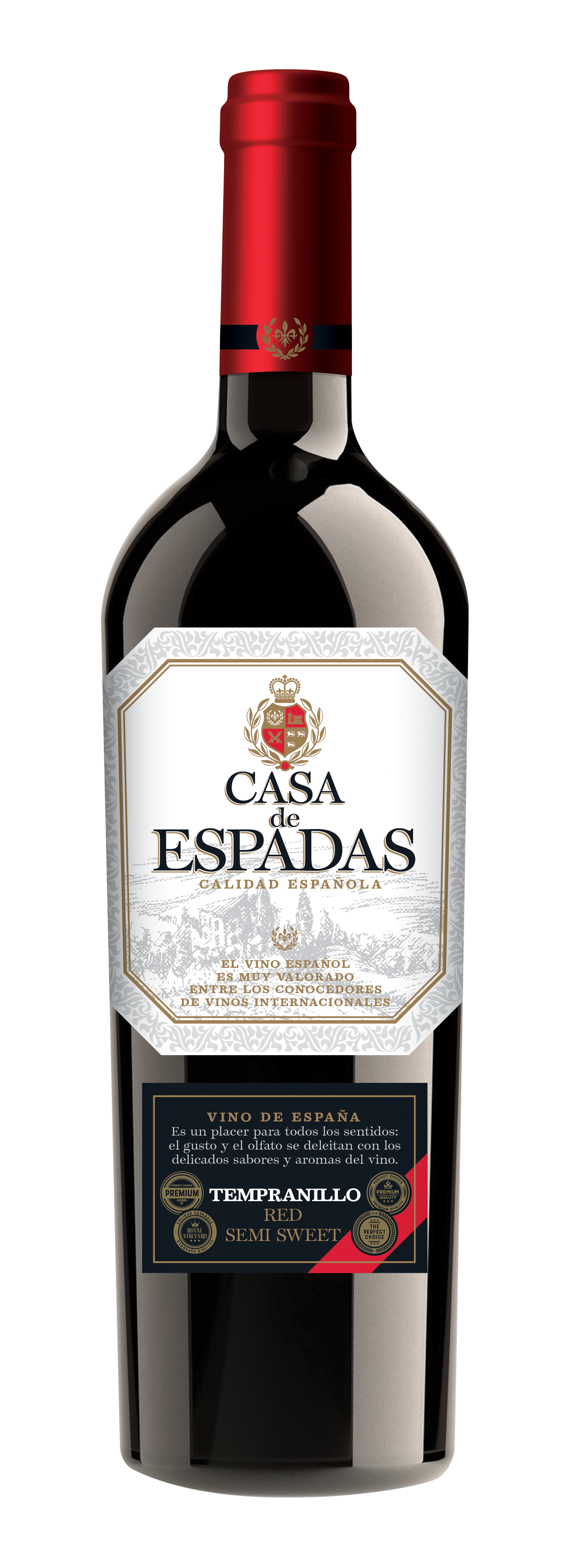 Casa De Espadas Tempranillo Red Semi Sweet 12,5% 0,75L