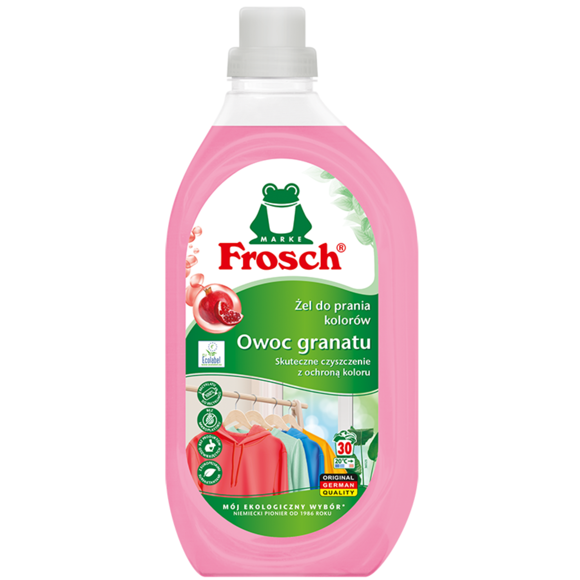 Frosch Owoc Granatu Żel Do Prania Kolorów 1,5 L